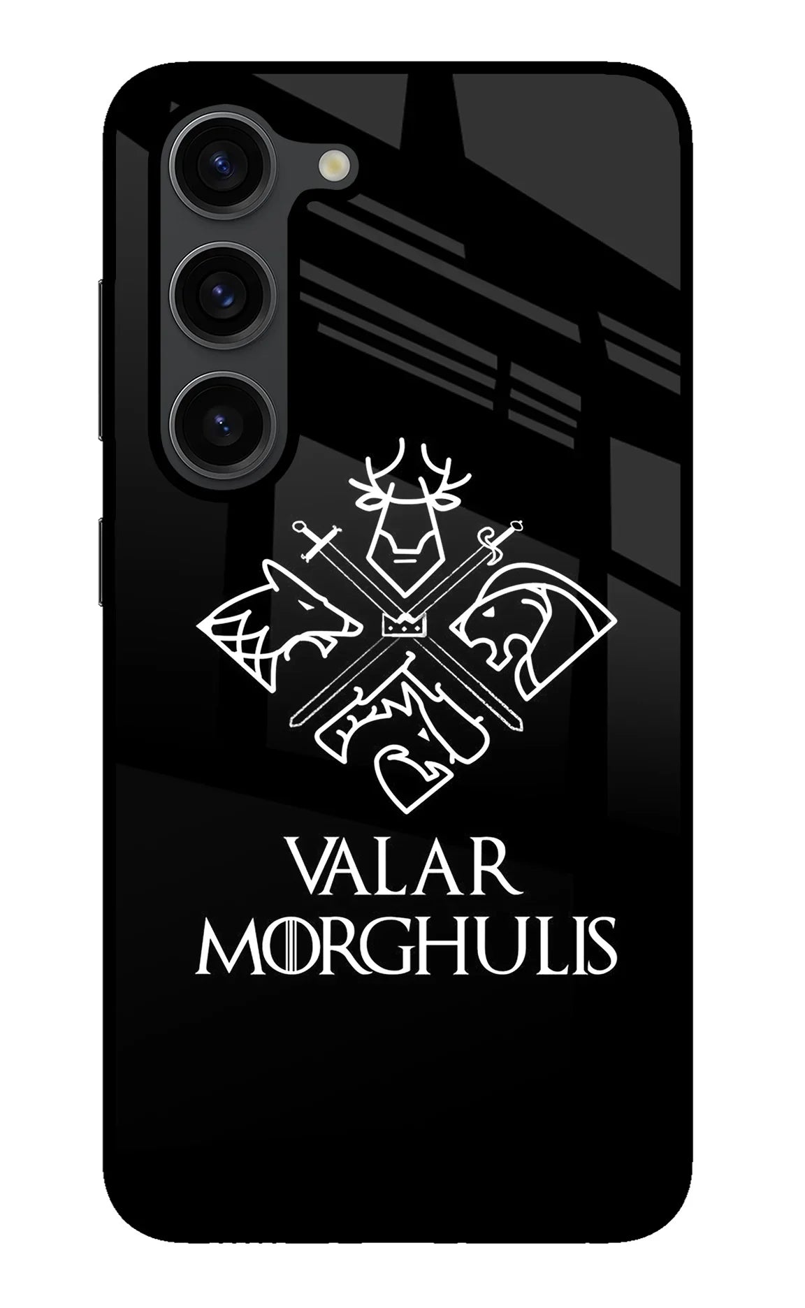 Valar Morghulis | Game Of Thrones Samsung S23 Plus Glass Case - Valar Morghulis | Game Of Thrones Samsung S23 Plus Glass Case Valar Morghulis | Game Of Thrones Samsung S23 Plus Glass Case