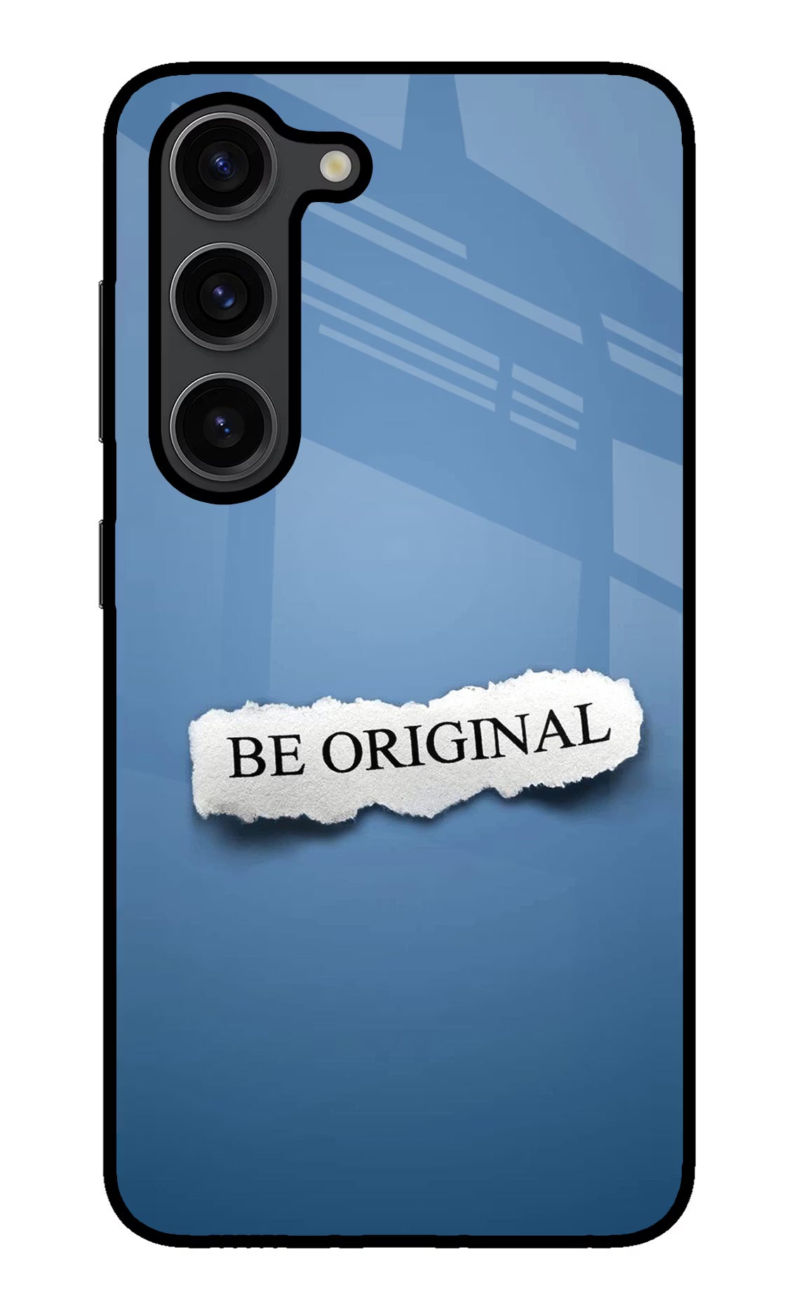 Be Original Samsung S23 Plus Glass Case Back Cover by Casekaro
