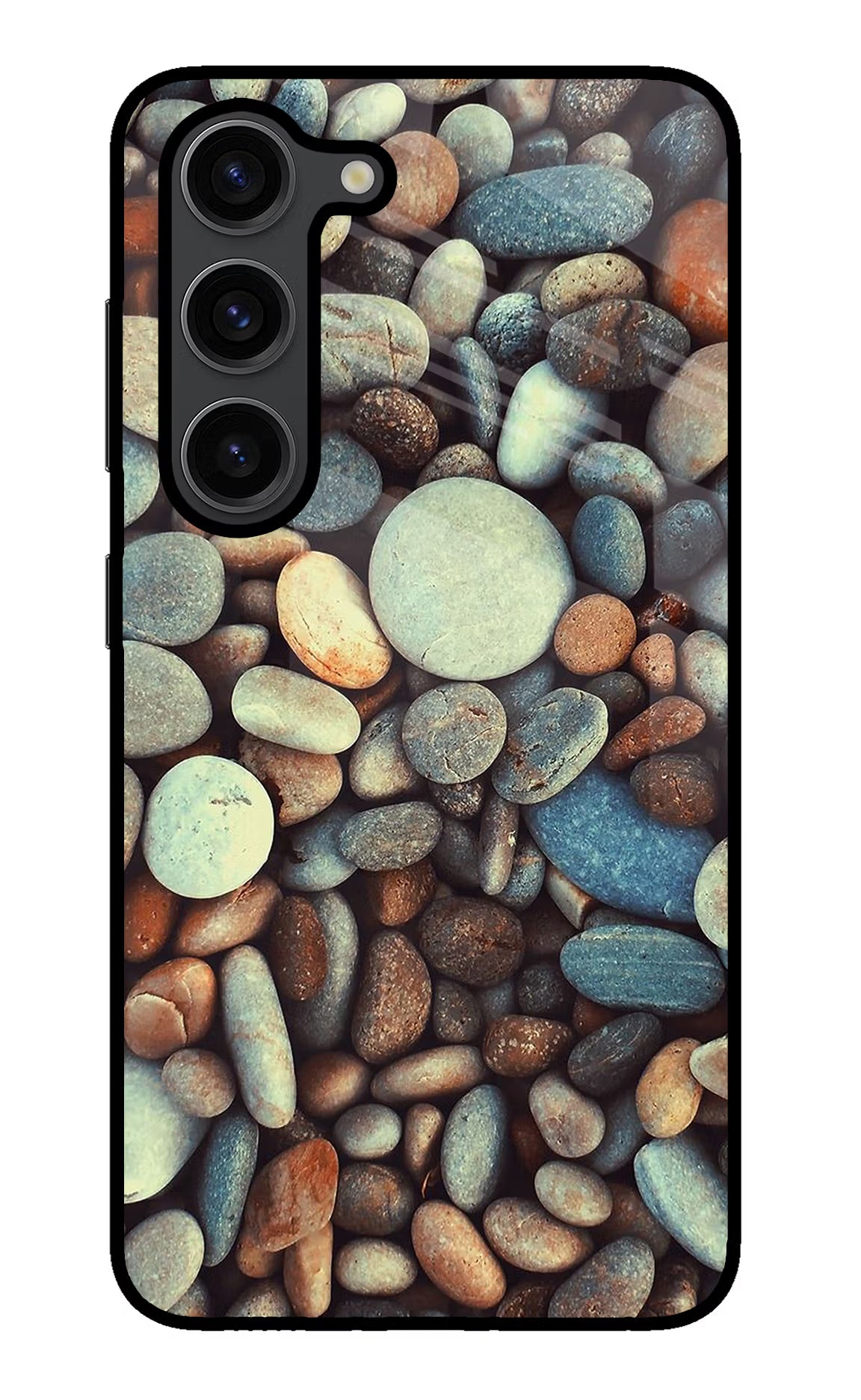 Pebble Samsung S23 Plus Glass Case Back Cover by Casekaro