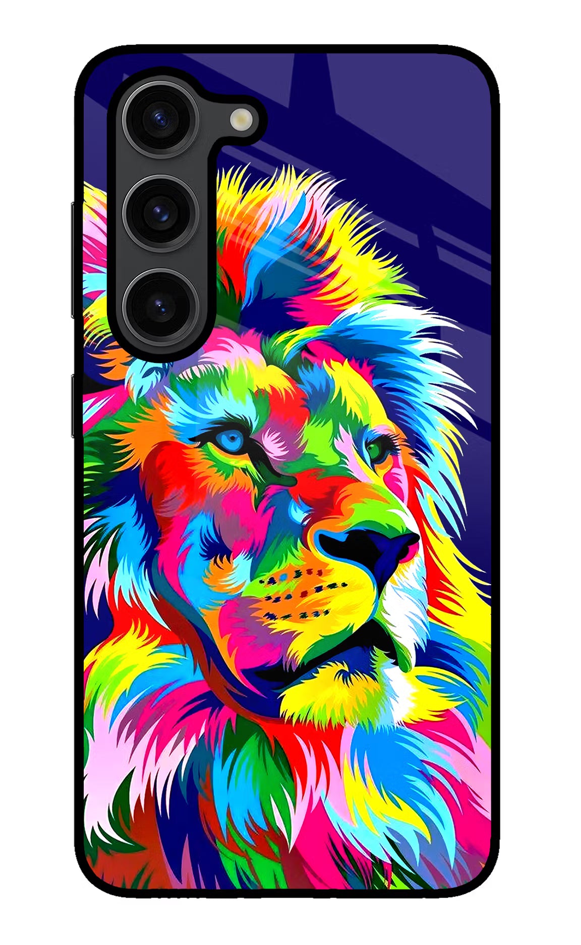 Vector Art Lion Samsung S23 Plus Glass Case - Vector Art Lion Samsung S23 Plus Glass Case Vector Art Lion Samsung S23 Plus Glass Case