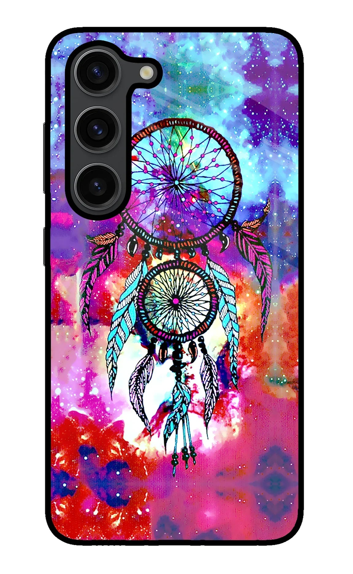 Dream Catcher Abstract Samsung S23 Plus Glass Case - Dream Catcher Abstract Samsung S23 Plus Glass Case Dream Catcher Abstract Samsung S23 Plus Glass Case