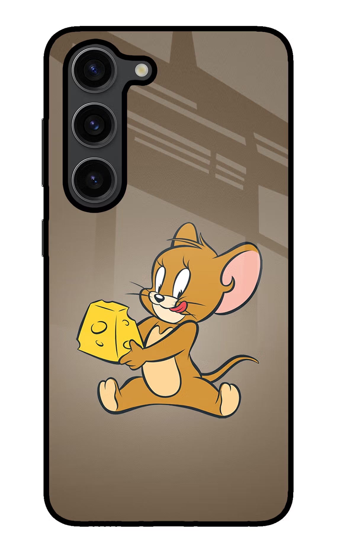 Jerry Samsung S23 Plus Back Cover - Jerry Samsung S23 Plus Glass Case Back Cover by Casekaro Jerry Samsung S23 Plus Glass Case Back Cover by Casekaro
