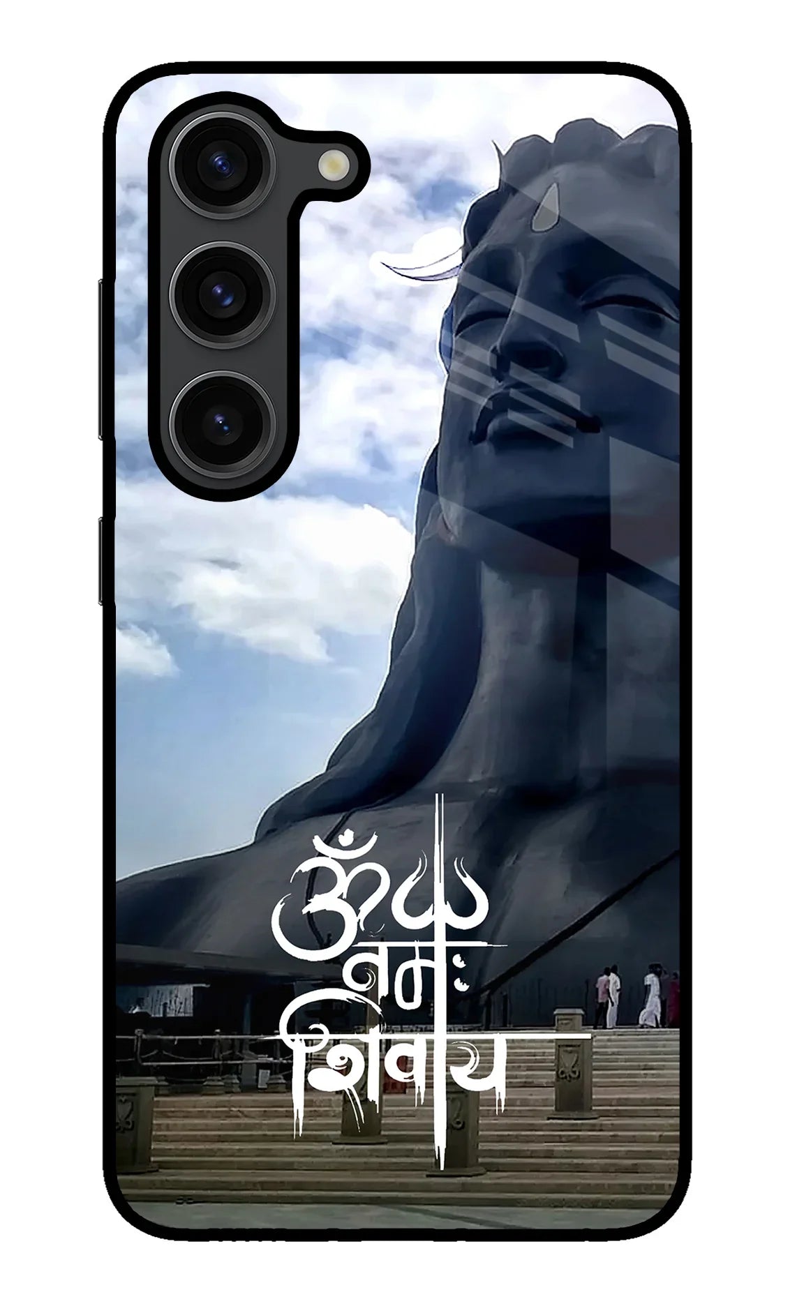 Om Namah Shivay Samsung S23 Plus Glass Case - Om Namah Shivay Samsung S23 Plus Glass Case Om Namah Shivay Samsung S23 Plus Glass Case