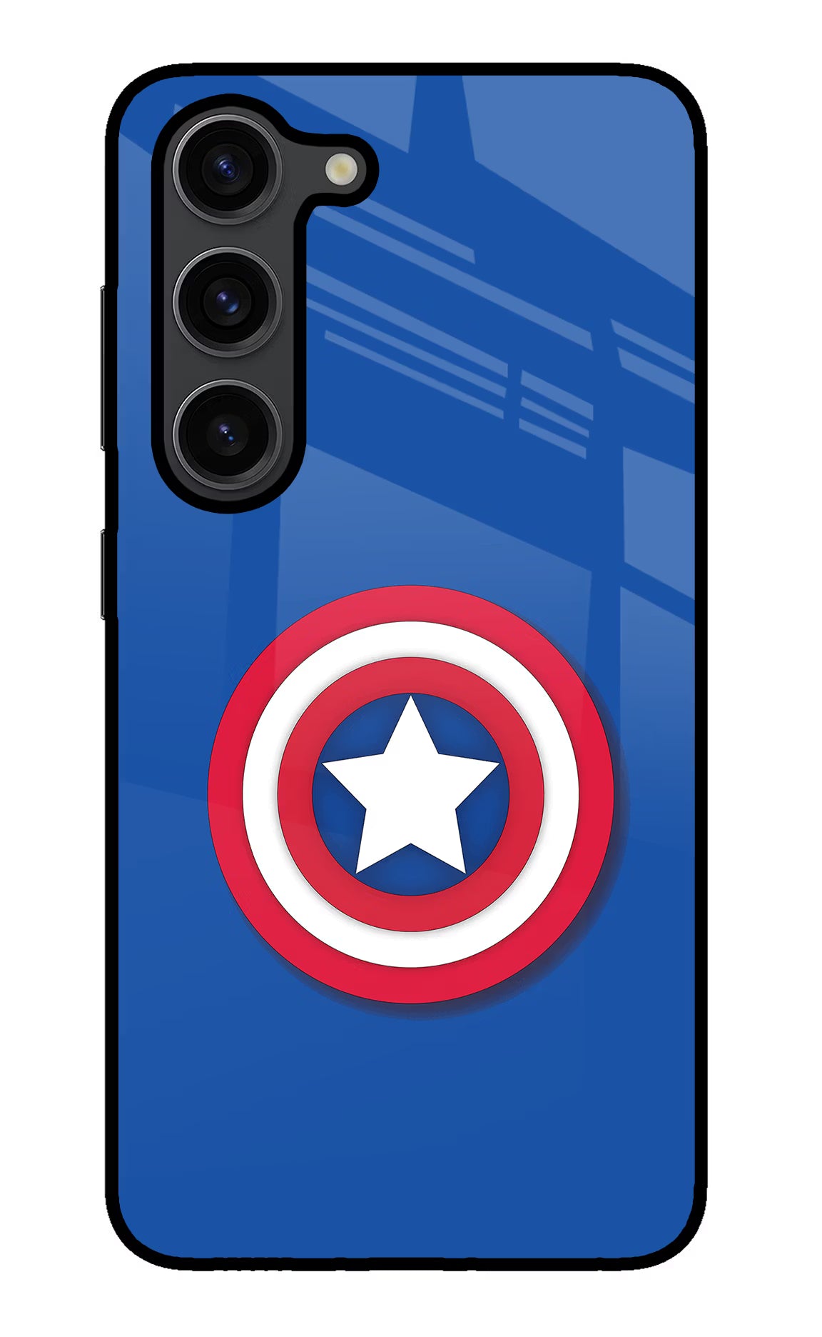 Shield Samsung S23 Plus Back Cover - Shield Samsung S23 Plus Glass Case Back Cover by Casekaro Shield Samsung S23 Plus Glass Case Back Cover by Casekaro