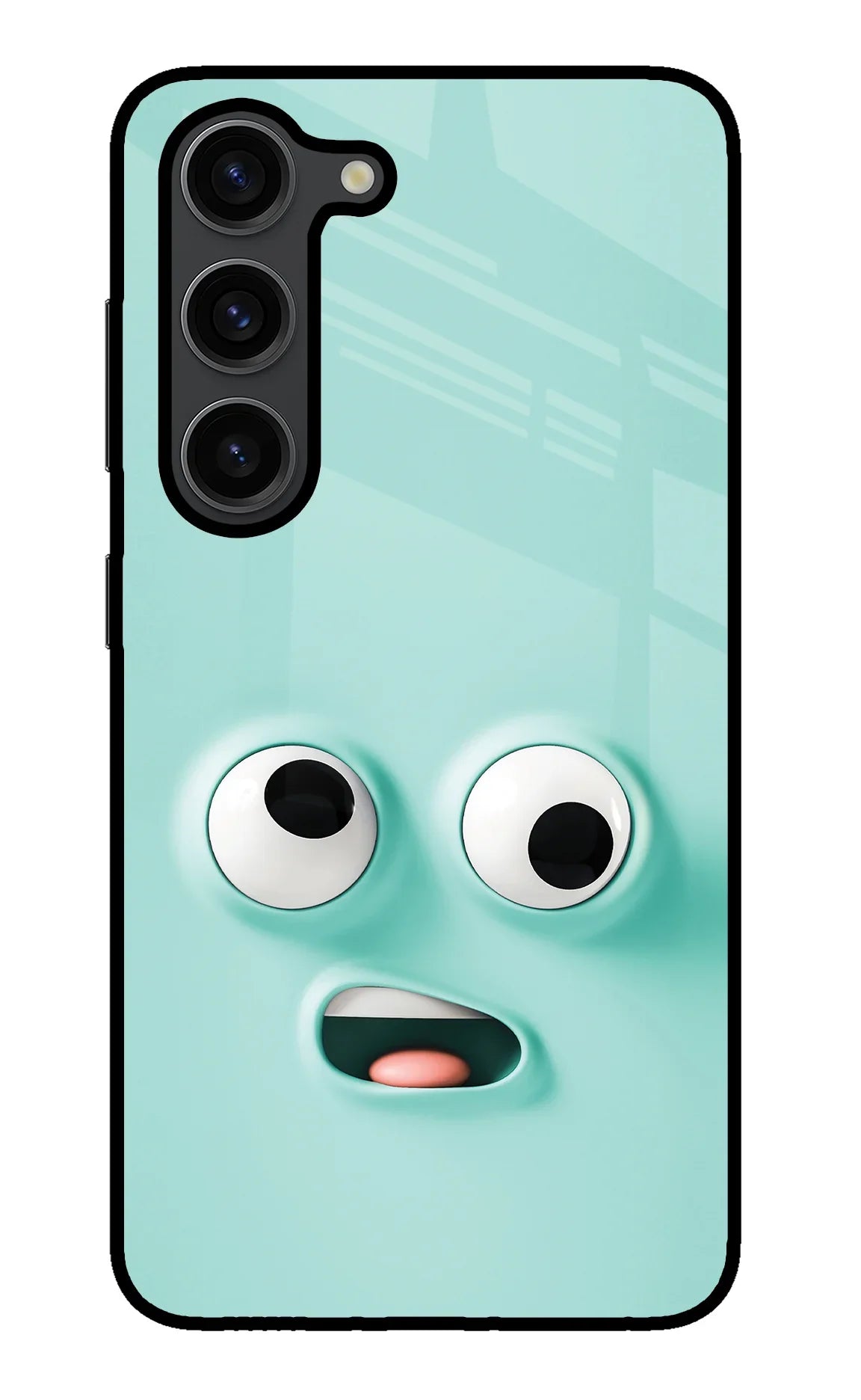 Funny Cartoon Samsung S23 Plus Glass Case - Funny Cartoon Samsung S23 Plus Glass Case Funny Cartoon Samsung S23 Plus Glass Case