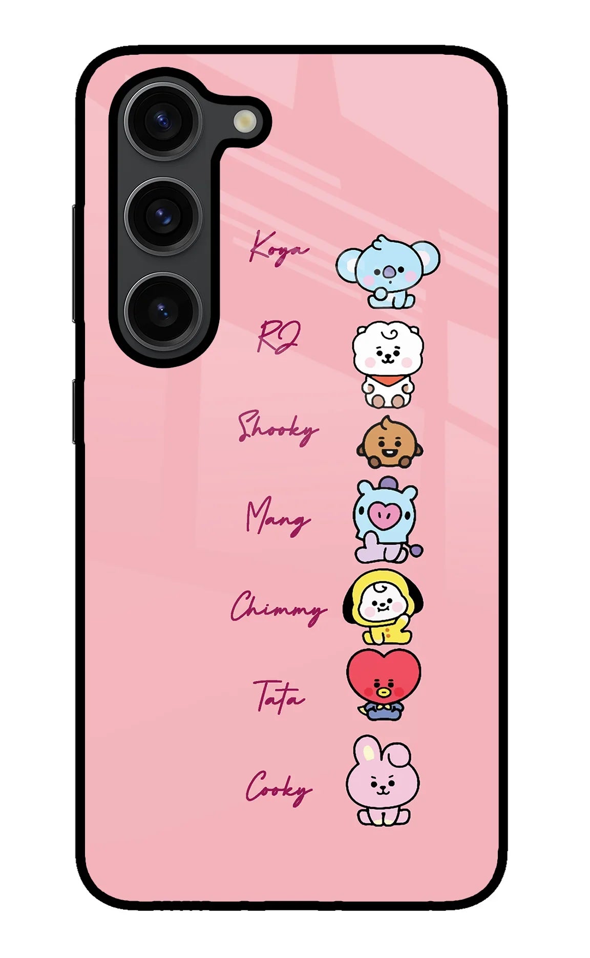 BTS names Samsung S23 Plus Glass Case - BTS names Samsung S23 Plus Glass Case BTS names Samsung S23 Plus Glass Case