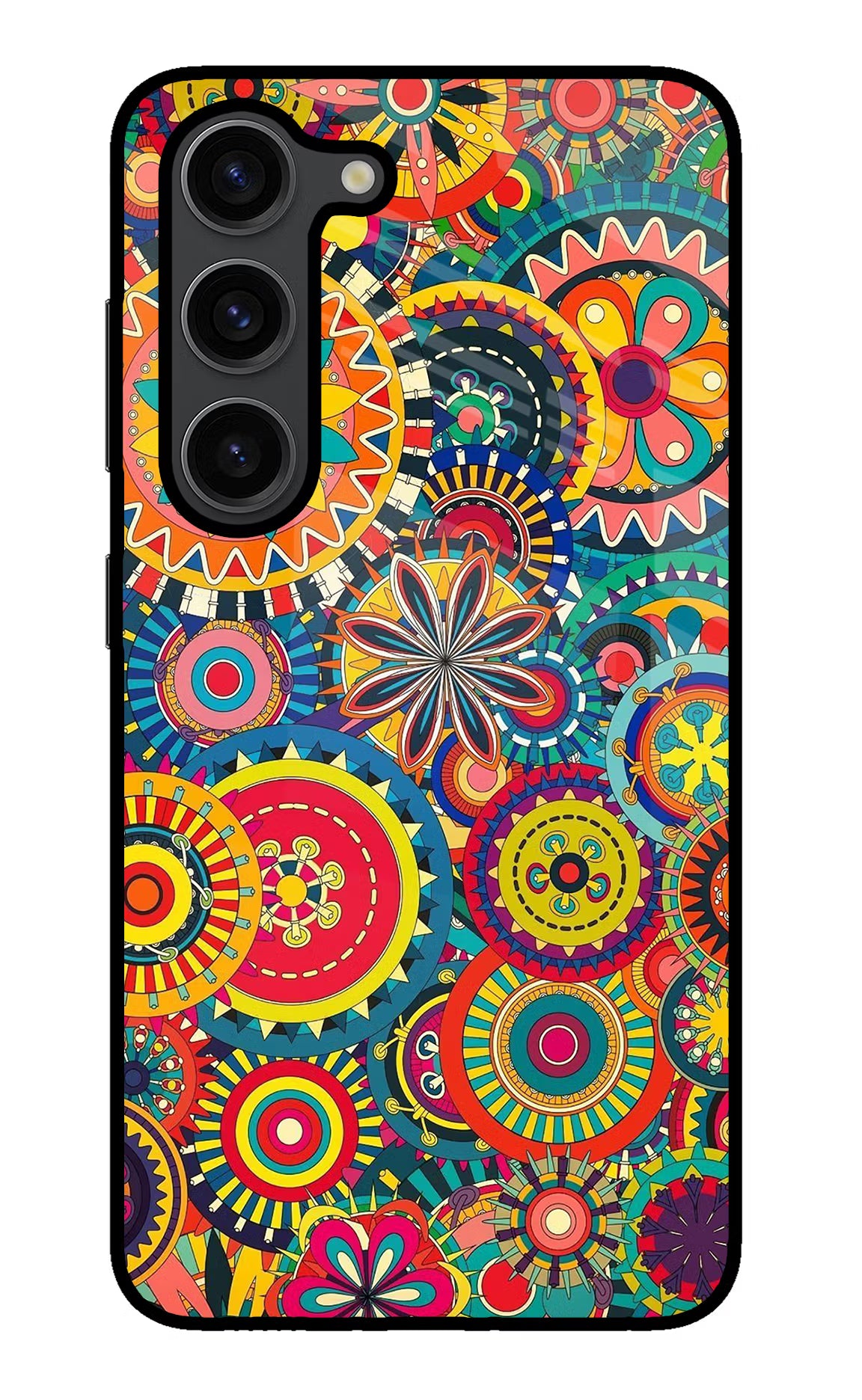 Gol Gol Art Samsung S23 Plus Back Cover - Gol Gol Art Samsung S23 Plus Glass Case Back Cover by Casekaro Gol Gol Art Samsung S23 Plus Glass Case Back Cover by Casekaro