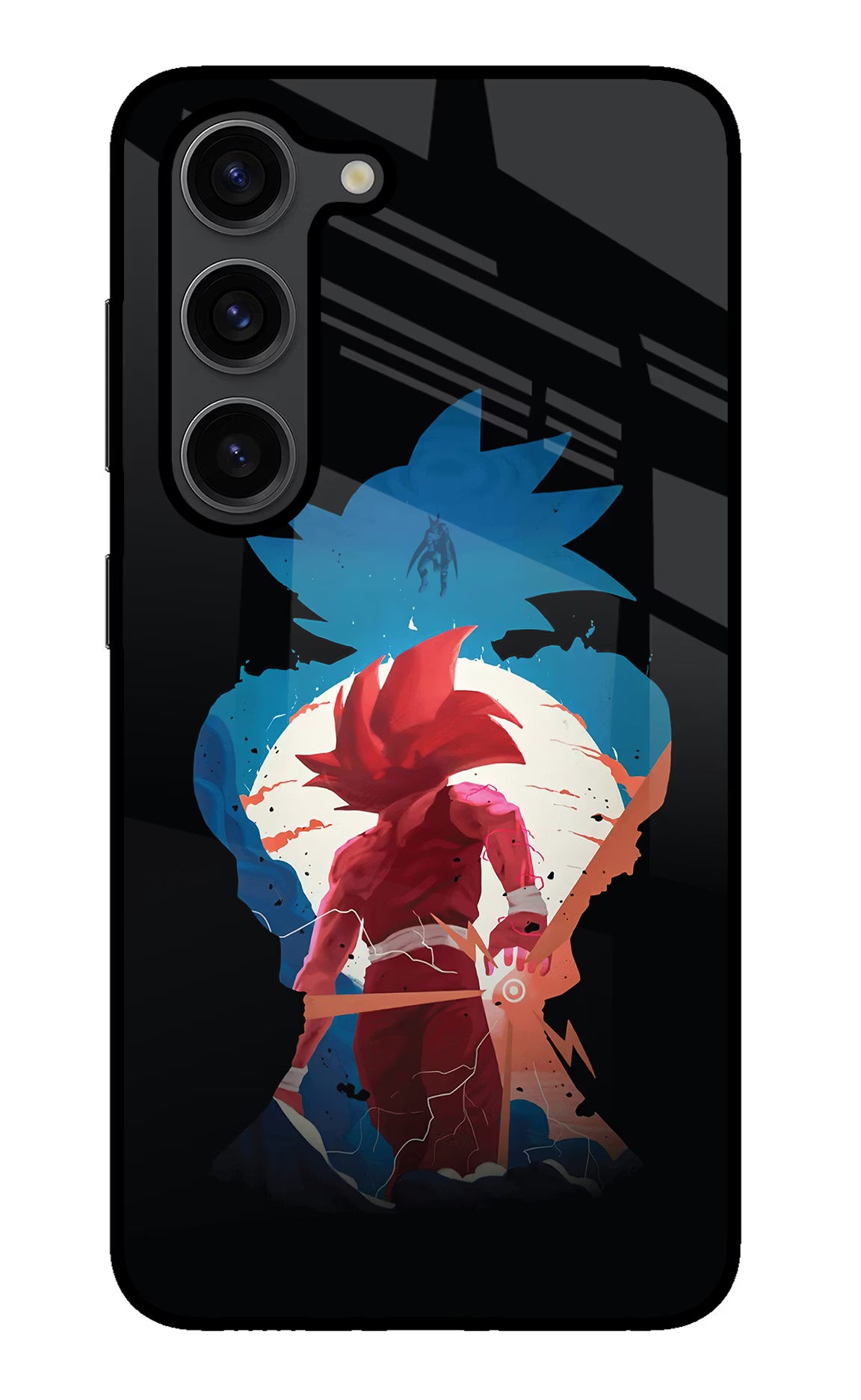 Goku Samsung S23 Plus Glass Case Back Cover by Casekaro