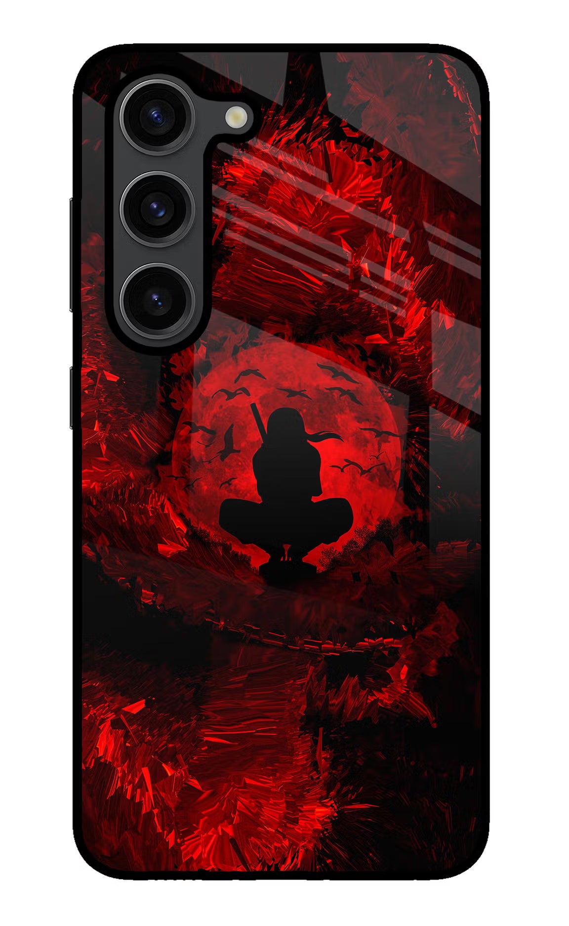Itachi Uchiha Samsung S23 Plus Glass Case Back Cover by Casekaro
