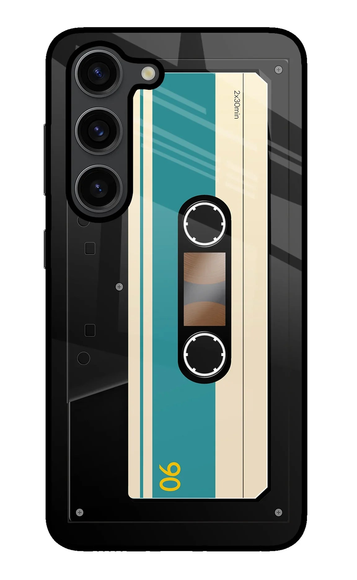 Cassette Samsung S23 Plus Glass Case - Cassette Samsung S23 Plus Glass Case Cassette Samsung S23 Plus Glass Case