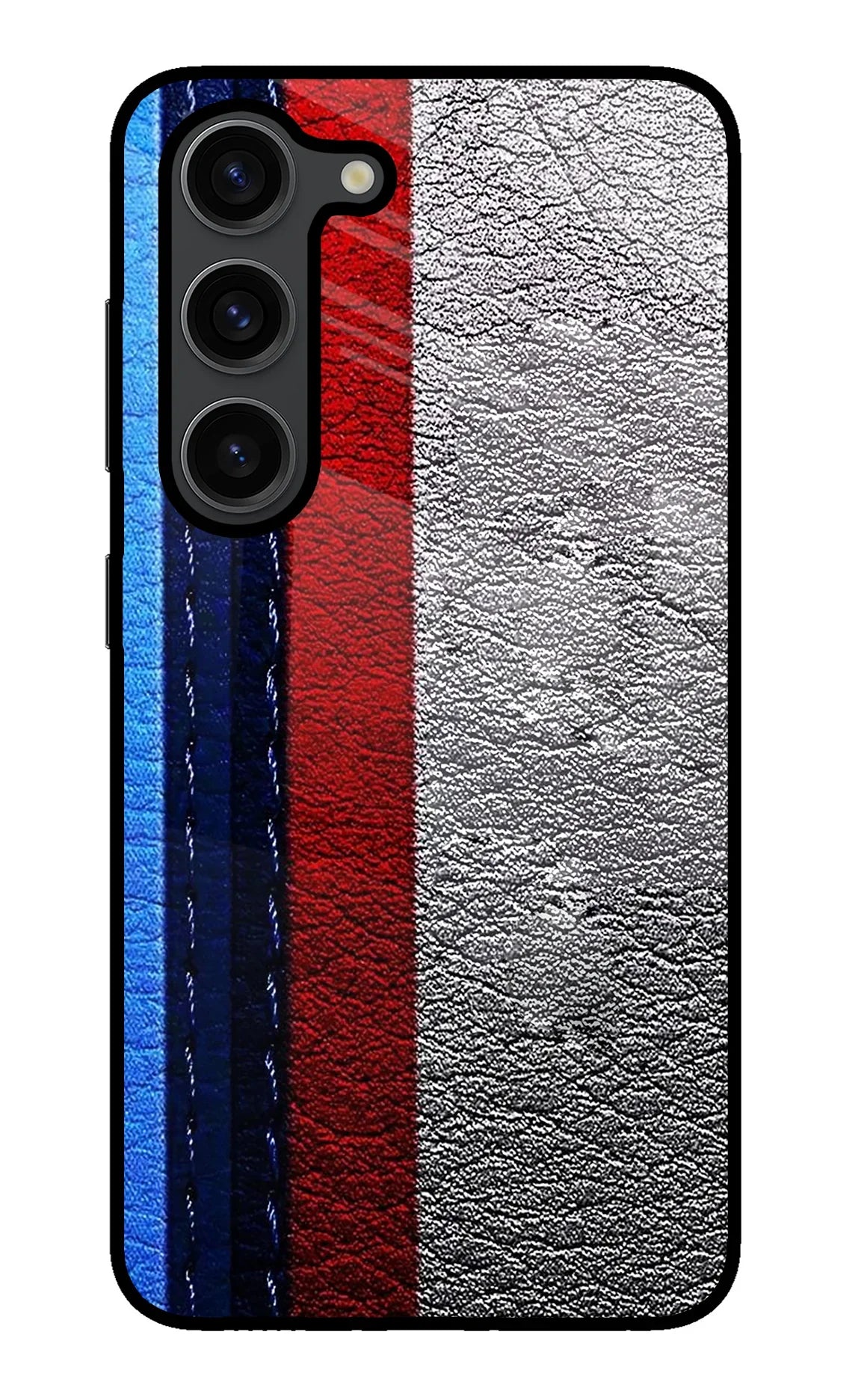BMW Stripes Samsung S23 Plus Glass Case - BMW Stripes Samsung S23 Plus Glass Case BMW Stripes Samsung S23 Plus Glass Case