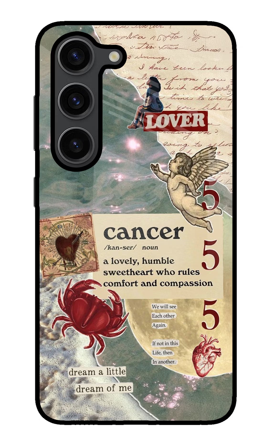 Cancer Zodiac Samsung S23 Plus Glass Case - Cancer Zodiac Samsung S23 Plus Glass Case Cancer Zodiac Samsung S23 Plus Glass Case