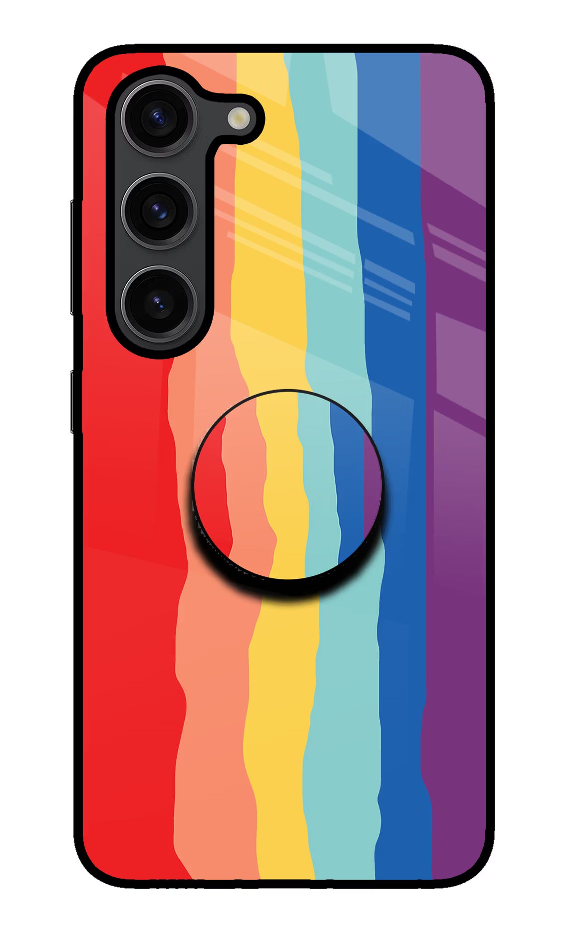 Rainbow Samsung S23 Plus Pop Case - Rainbow Samsung S23 Plus Pop Case by Casekaro Rainbow Samsung S23 Plus Pop Case by Casekaro