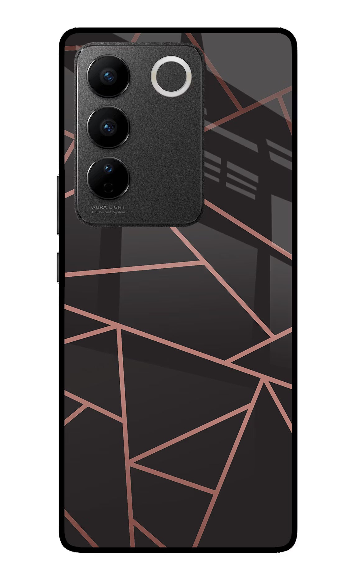 Geometric Pattern Vivo V27/V27 Pro Glass Case - Geometric Pattern Vivo V27/V27 Pro Glass Case Geometric Pattern Vivo V27/V27 Pro Glass Case