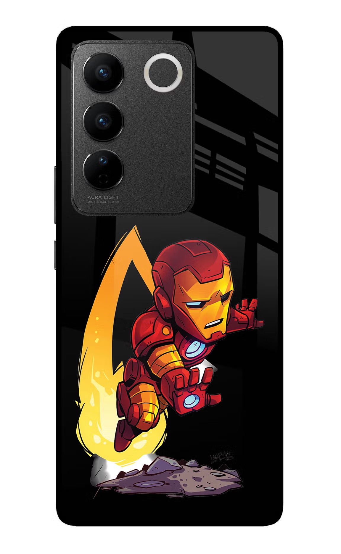 IronMan Vivo V27/V27 Pro Glass Case - IronMan Vivo V27/V27 Pro Glass Case IronMan Vivo V27/V27 Pro Glass Case