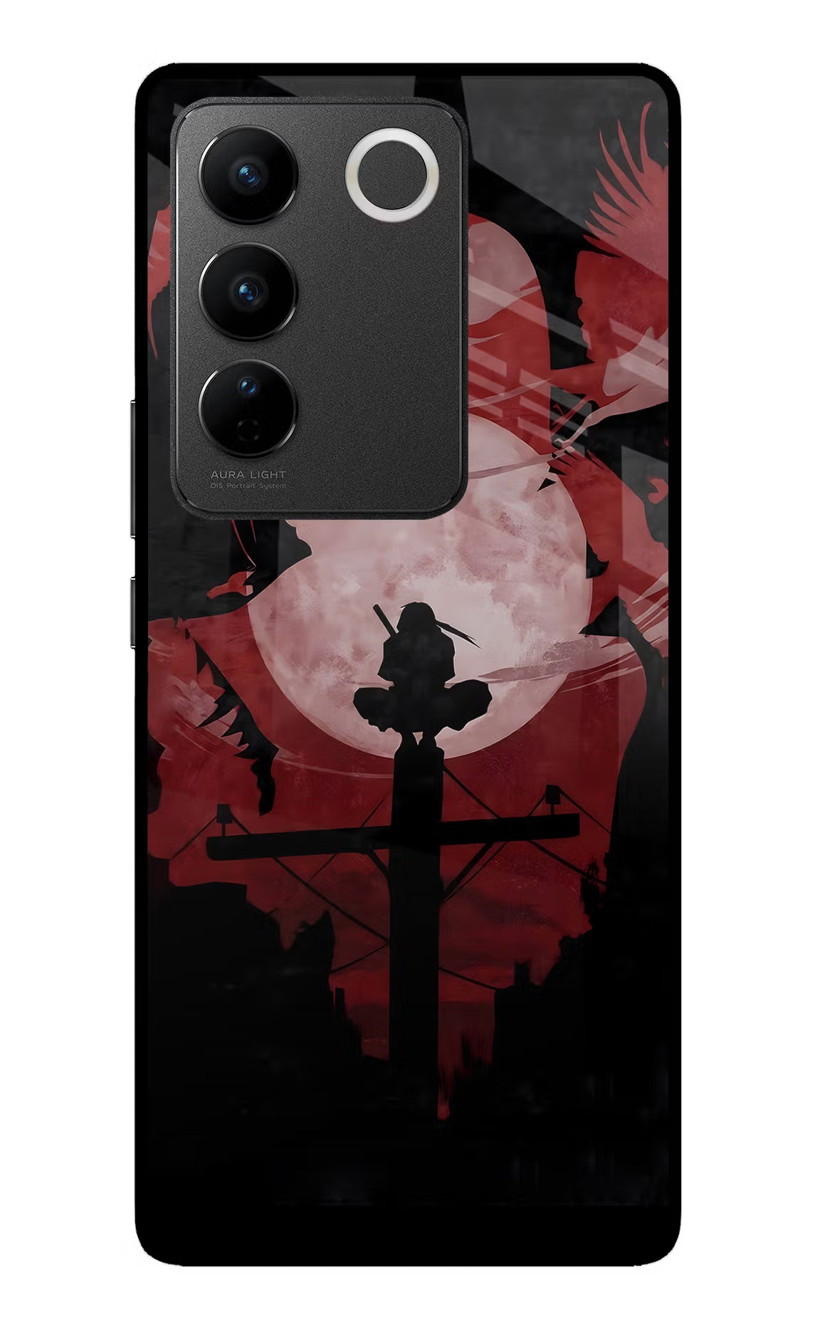 Naruto Anime Vivo V27/V27 Pro Glass Case - Naruto Anime Vivo V27/V27 Pro Glass Case Naruto Anime Vivo V27/V27 Pro Glass Case