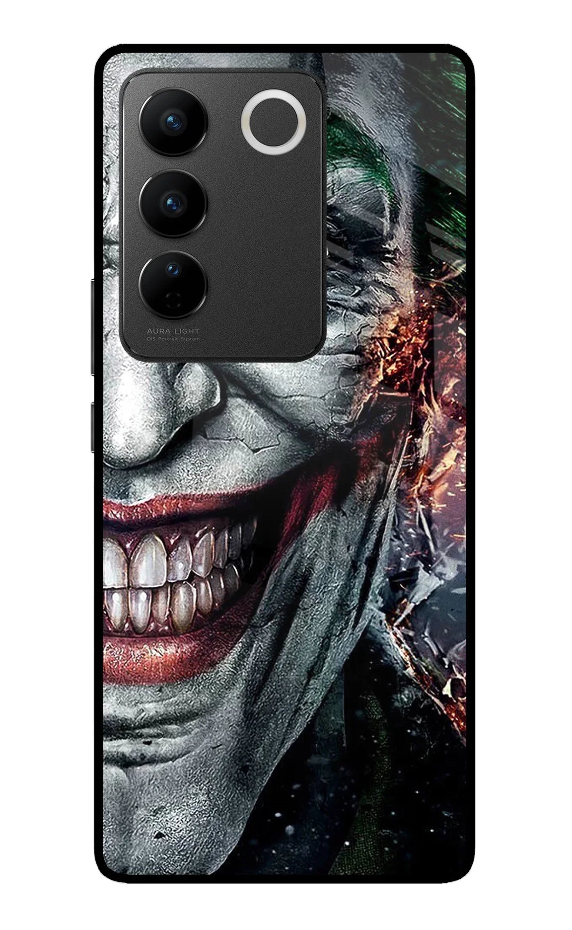 Joker Cam Vivo V27/V27 Pro Glass Case - Joker Cam Vivo V27/V27 Pro Glass Case Joker Cam Vivo V27/V27 Pro Glass Case