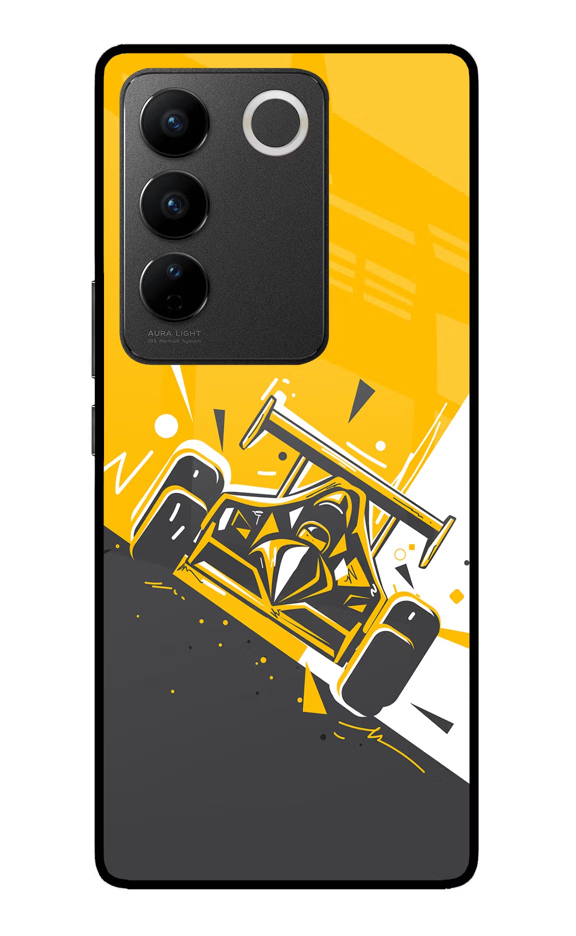 Track King Vivo V27/V27 Pro Glass Case - Track King Vivo V27/V27 Pro Glass Case Track King Vivo V27/V27 Pro Glass Case