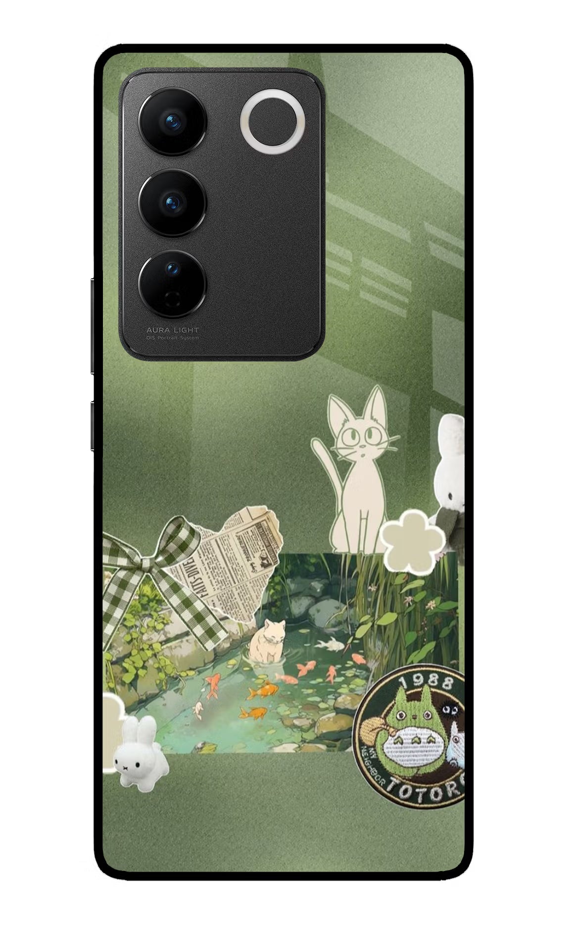 Aesthetic anime Vivo V27/V27 Pro Glass Case - Aesthetic anime Vivo V27/V27 Pro Glass Case Aesthetic anime Vivo V27/V27 Pro Glass Case