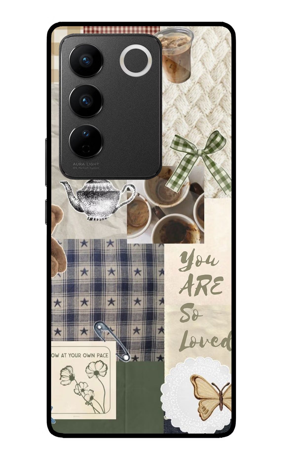 Cookie Vivo V27/V27 Pro Glass Case - Cookie Vivo V27/V27 Pro Glass Case Cookie Vivo V27/V27 Pro Glass Case