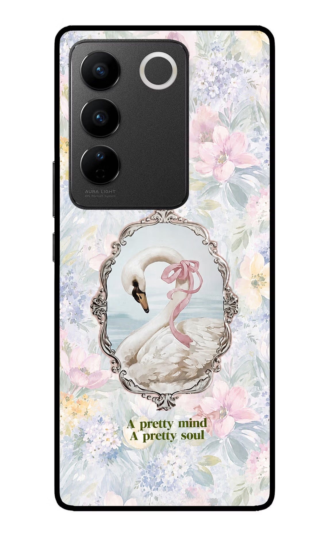 Pretty Mind Pretty Soul Vivo V27/V27 Pro Glass Case - Pretty Mind Pretty Soul Vivo V27/V27 Pro Glass Case Pretty Mind Pretty Soul Vivo V27/V27 Pro Glass Case