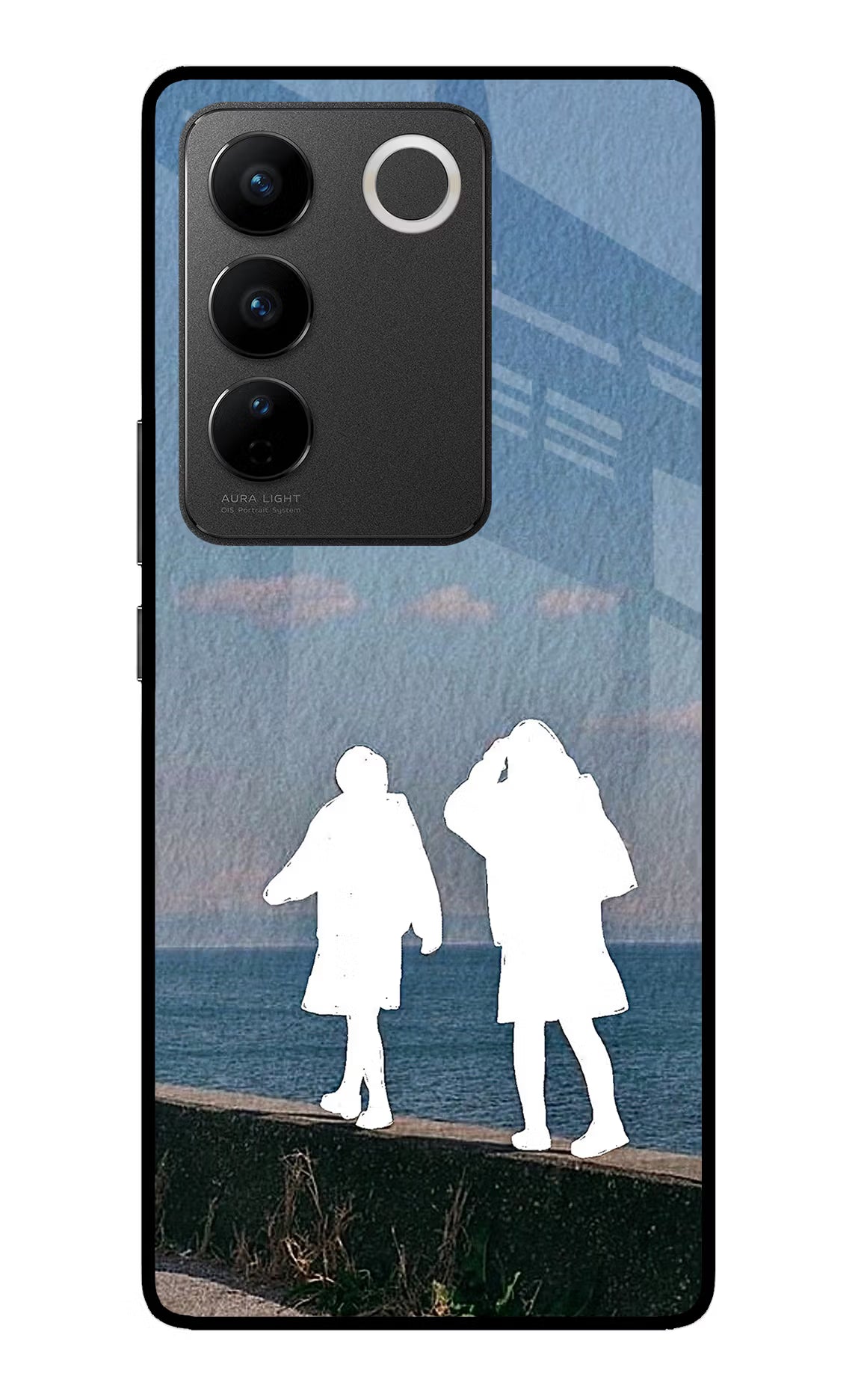 Coastal Dream Vivo V27/V27 Pro Glass Case - Coastal Dream Vivo V27/V27 Pro Glass Case Coastal Dream Vivo V27/V27 Pro Glass Case