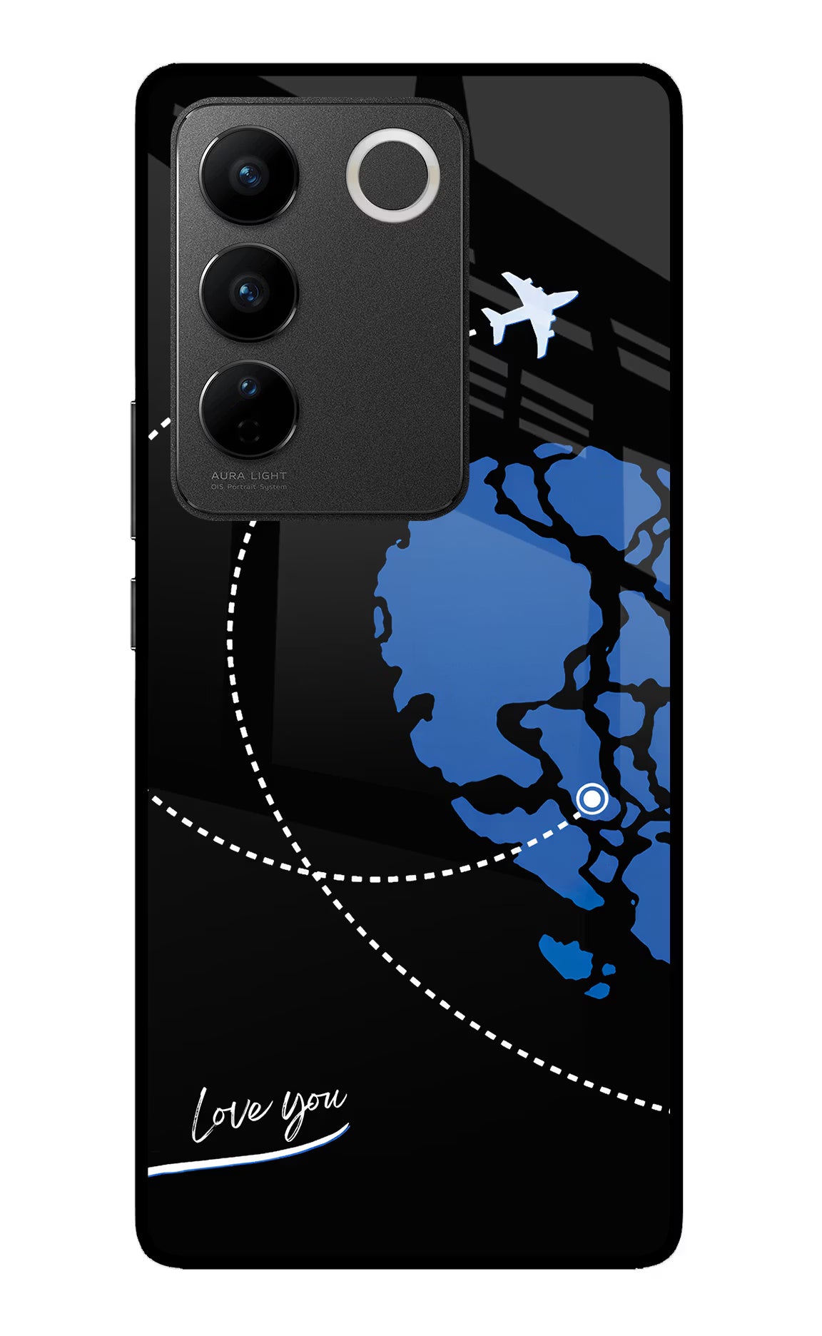 Love Orbit Vivo V27/V27 Pro Glass Case - Love Orbit Vivo V27/V27 Pro Glass Case Love Orbit Vivo V27/V27 Pro Glass Case