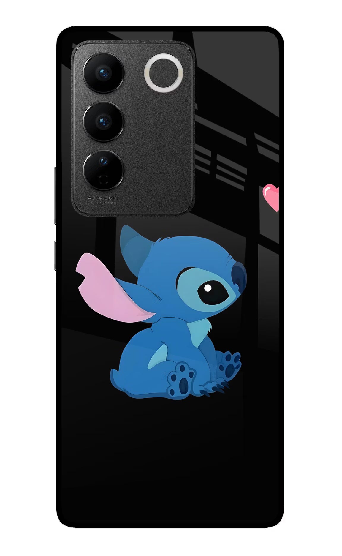 Stitch Crush Vivo V27/V27 Pro Glass Case - Stitch Crush Vivo V27/V27 Pro Glass Case Stitch Crush Vivo V27/V27 Pro Glass Case