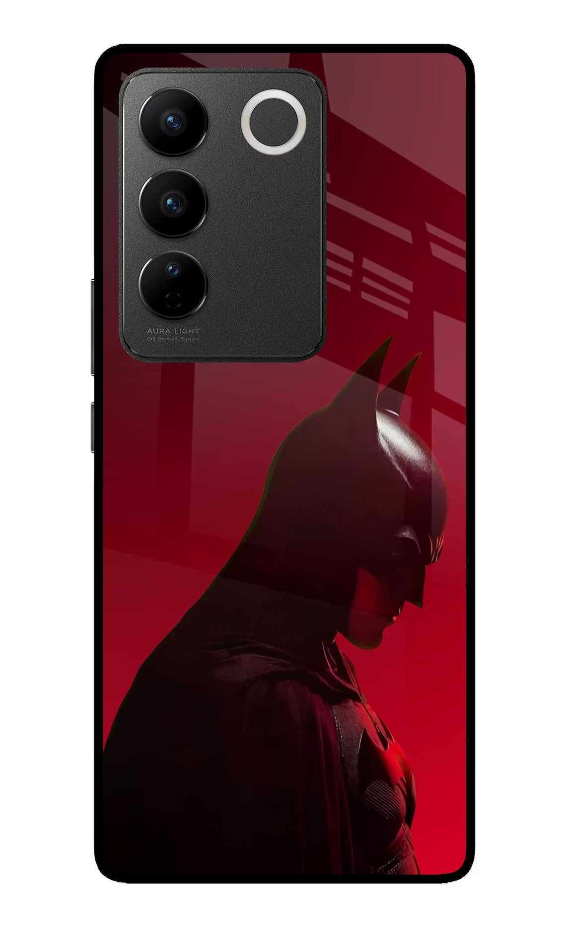 Dark Knight Vivo V27/V27 Pro Glass Case - Dark Knight Vivo V27/V27 Pro Glass Case Dark Knight Vivo V27/V27 Pro Glass Case