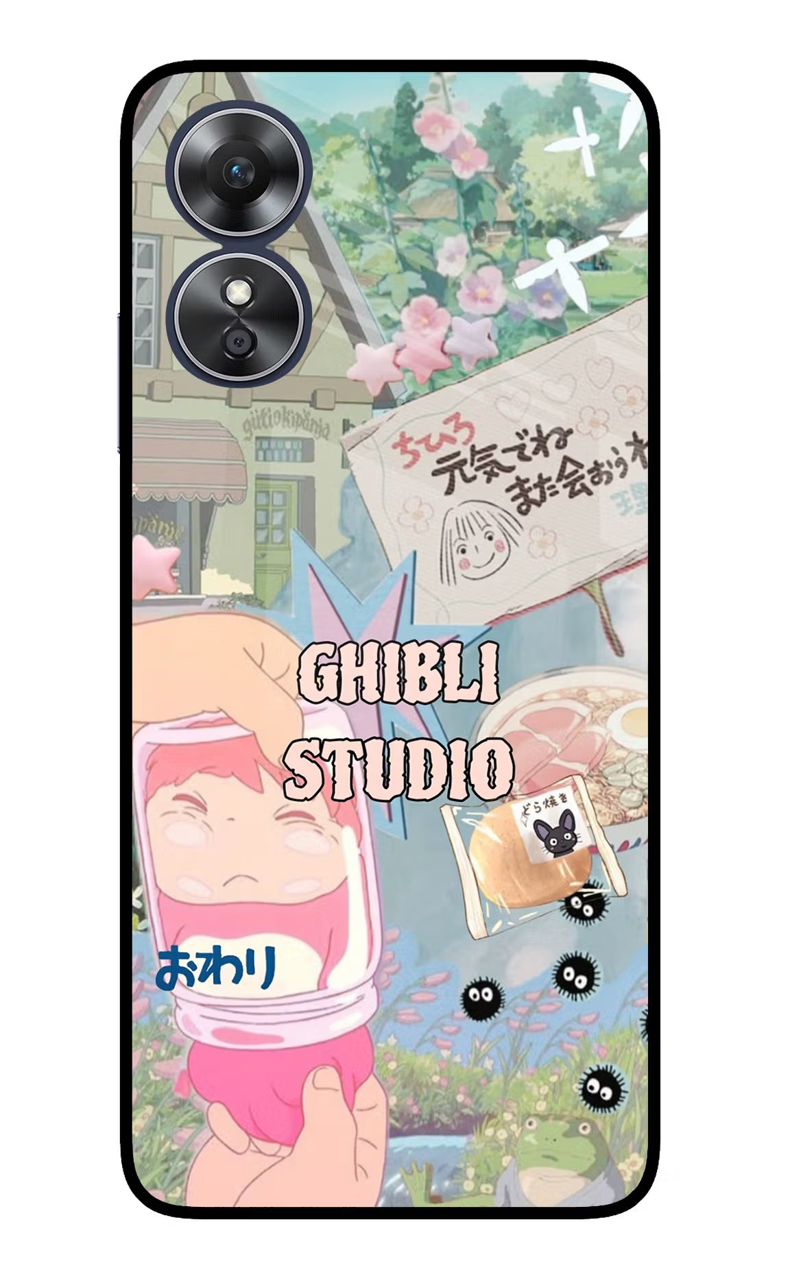 Studio Ghibli Oppo A17 Glass Case - Studio Ghibli Oppo A17 Glass Case Studio Ghibli Oppo A17 Glass Case