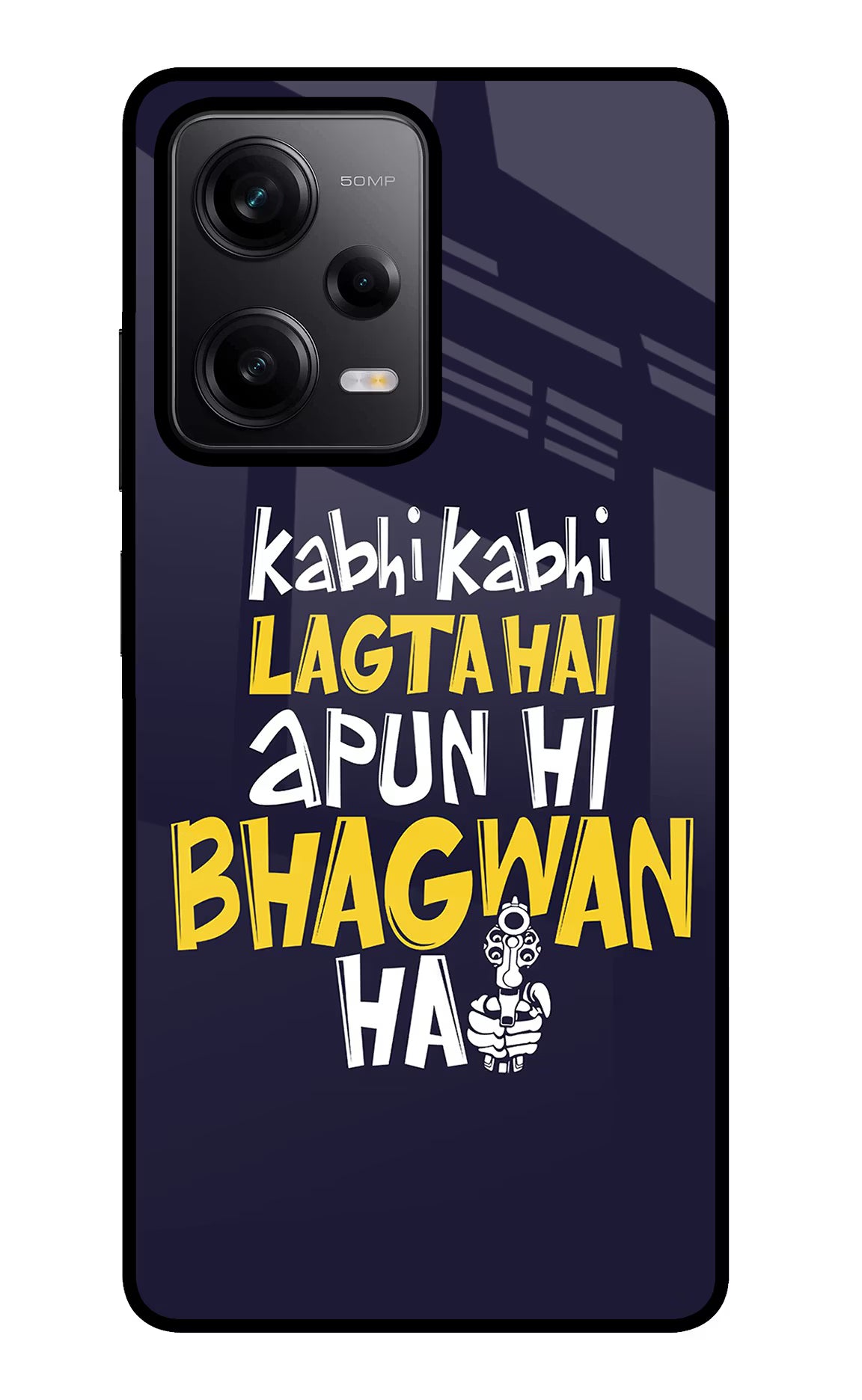 Kabhi Kabhi Lagta Hai Apun Hi Bhagwan Hai Poco X5 5G Glass Case - Kabhi Kabhi Lagta Hai Apun Hi Bhagwan Hai Poco X5 5G Glass Case Kabhi Kabhi Lagta Hai Apun Hi Bhagwan Hai Poco X5 5G Glass Case