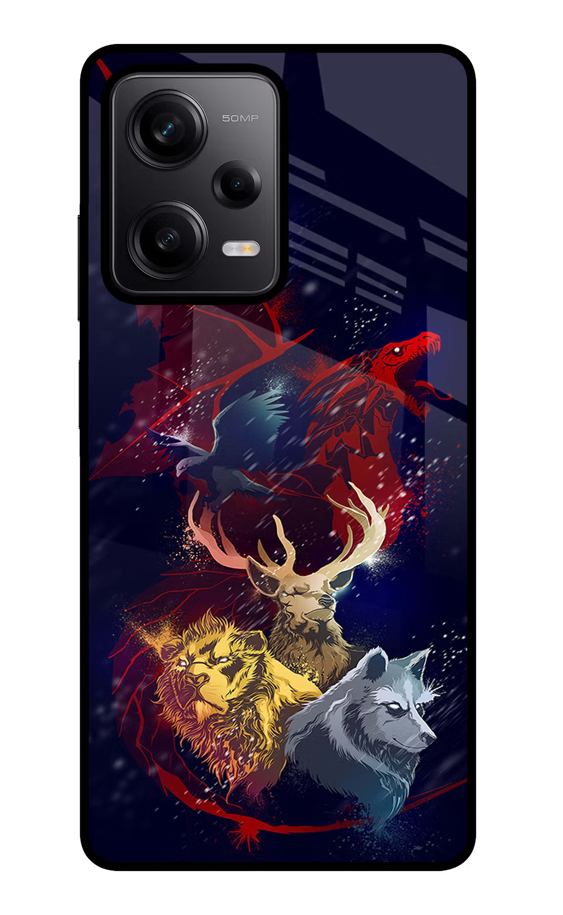 Game Of Thrones Poco X5 5G Glass Case - Game Of Thrones Poco X5 5G Glass Case Game Of Thrones Poco X5 5G Glass Case