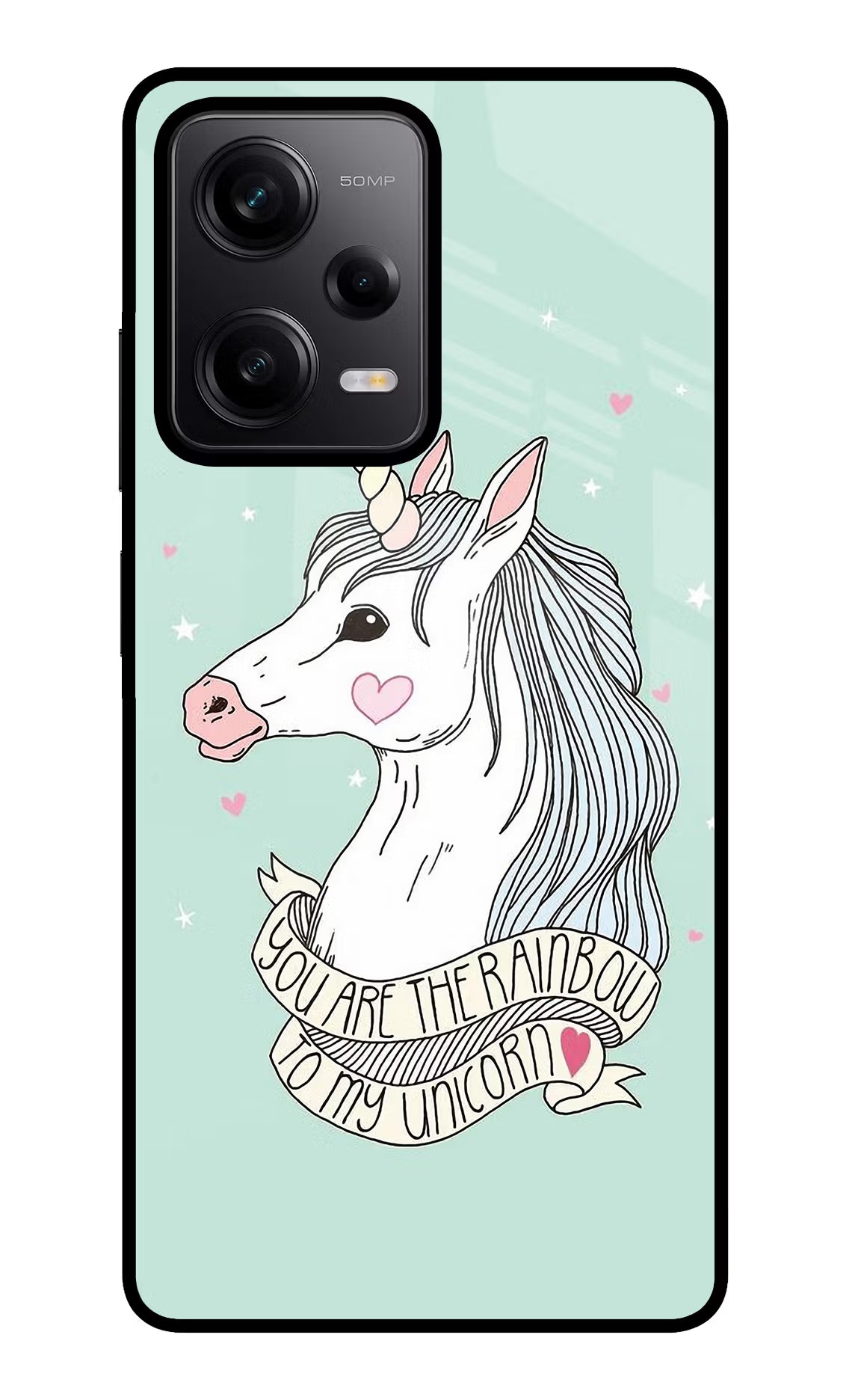 Unicorn Wallpaper Poco X5 5G Back Cover - Unicorn Wallpaper Poco X5 5G Glass Case Back Cover by Casekaro Unicorn Wallpaper Poco X5 5G Glass Case Back Cover by Casekaro