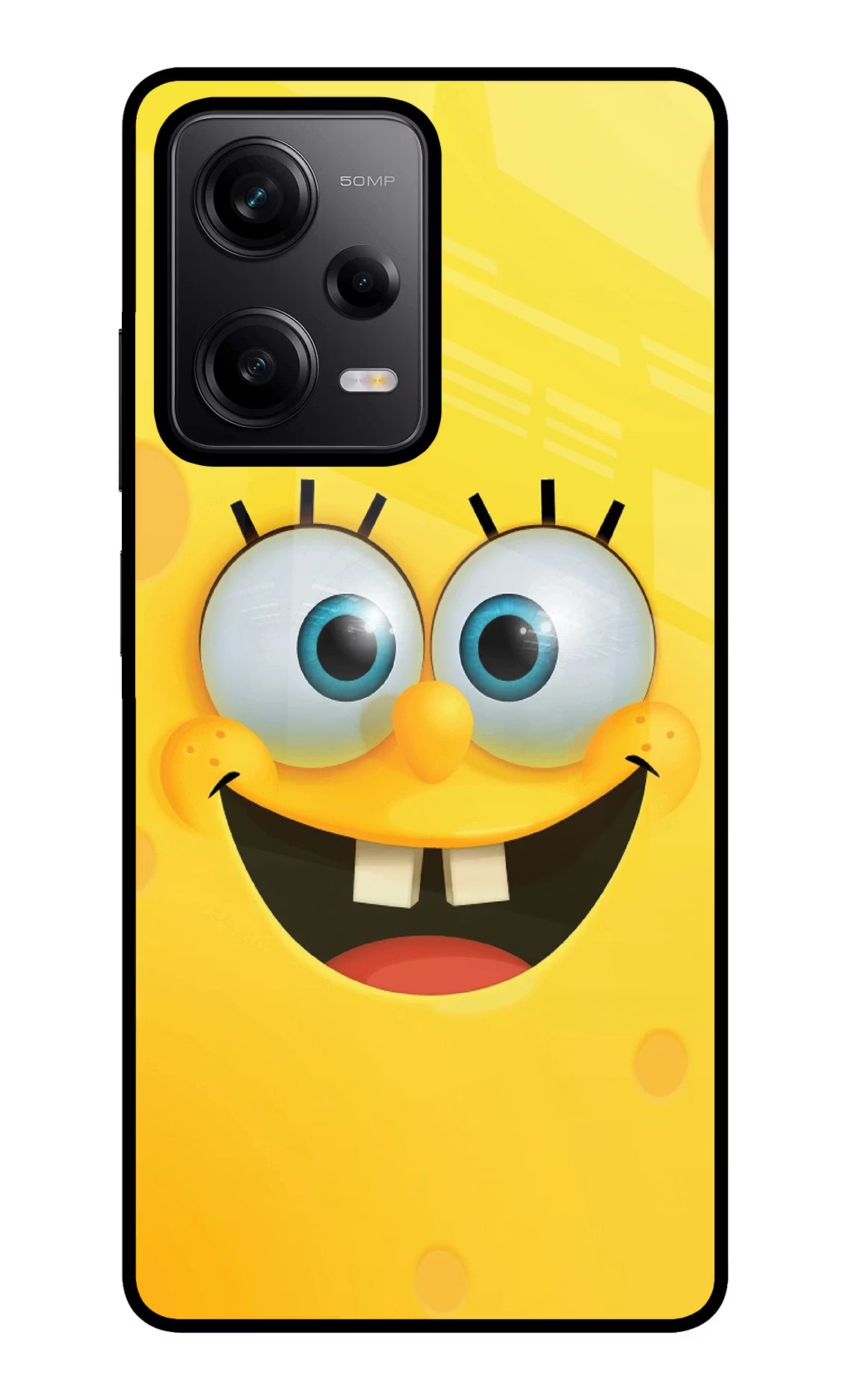 Sponge 1 Poco X5 5G Back Cover - Sponge 1 Poco X5 5G Glass Case Back Cover by Casekaro Sponge 1 Poco X5 5G Glass Case Back Cover by Casekaro