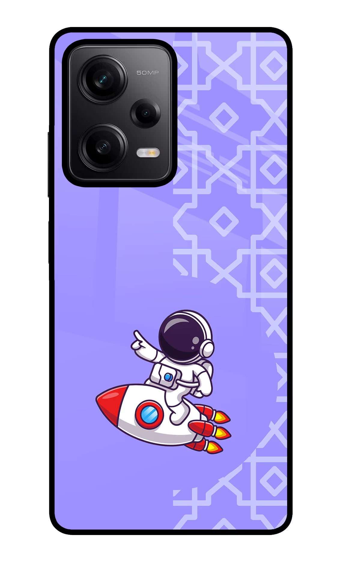 Cute Astronaut Poco X5 5G Glass Case - Cute Astronaut Poco X5 5G Glass Case Cute Astronaut Poco X5 5G Glass Case