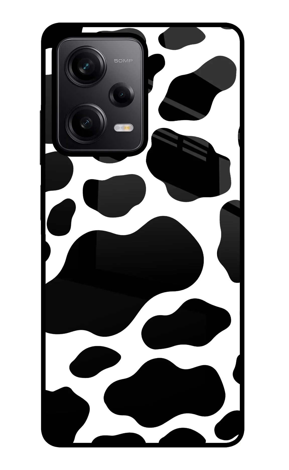 Cow Spots Poco X5 5G Glass Case - Cow Spots Poco X5 5G Glass Case Cow Spots Poco X5 5G Glass Case