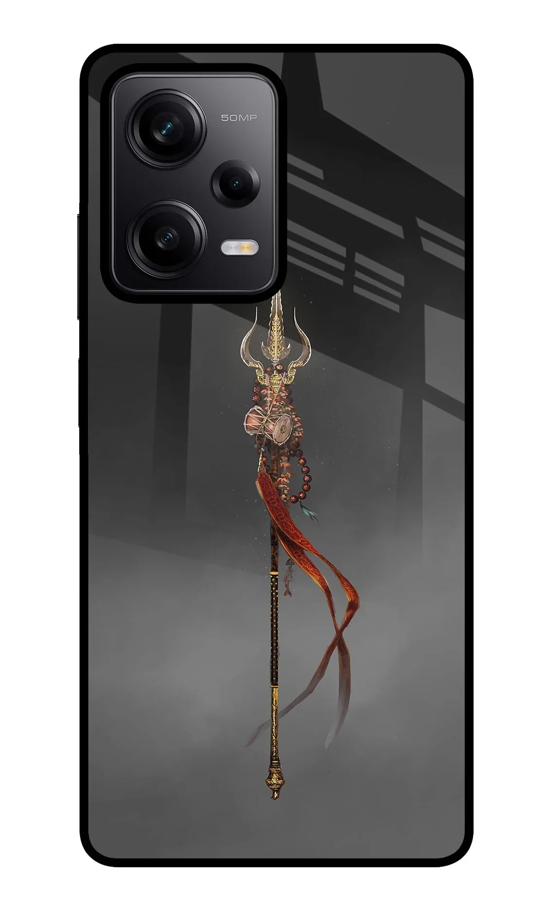 Shiv Trishul Poco X5 5G Glass Case - Shiv Trishul Poco X5 5G Glass Case Shiv Trishul Poco X5 5G Glass Case