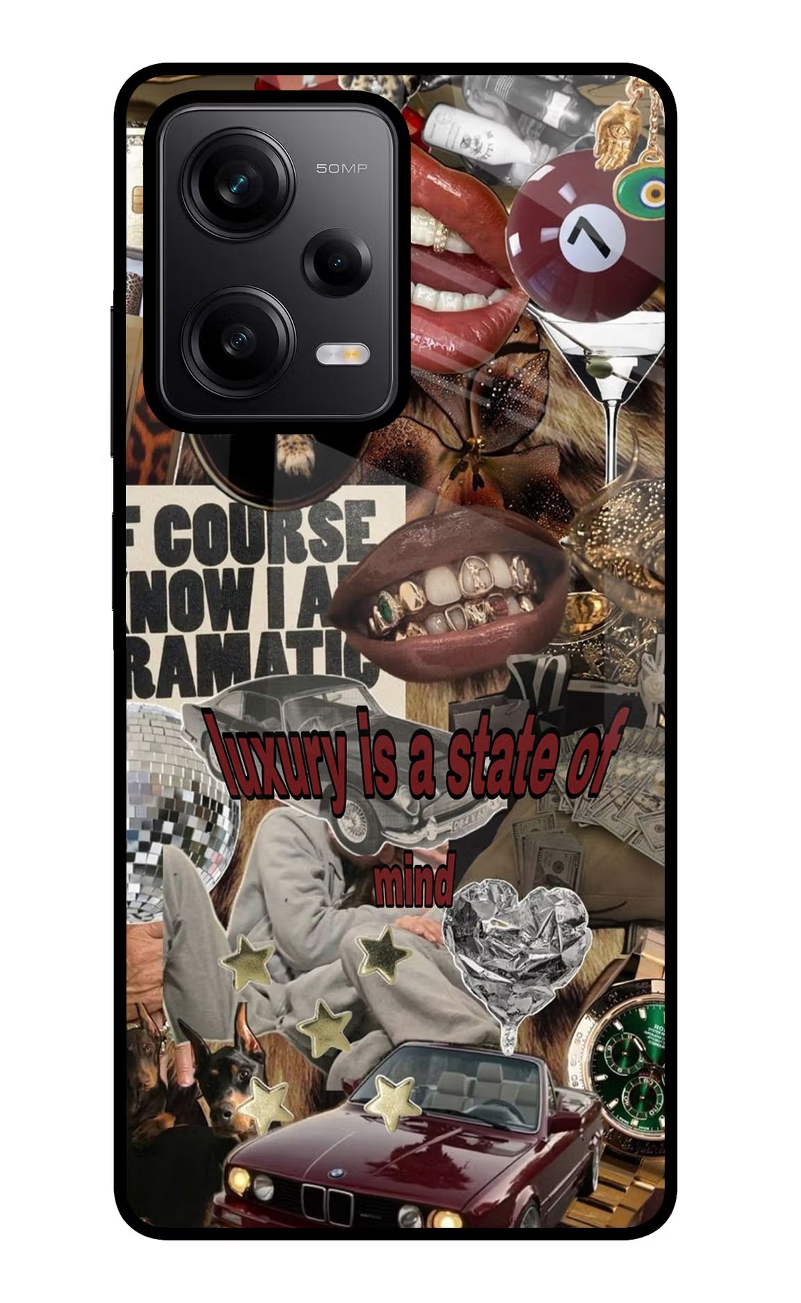 Luxury Poco X5 5G Glass Case - Luxury Poco X5 5G Glass Case Luxury Poco X5 5G Glass Case