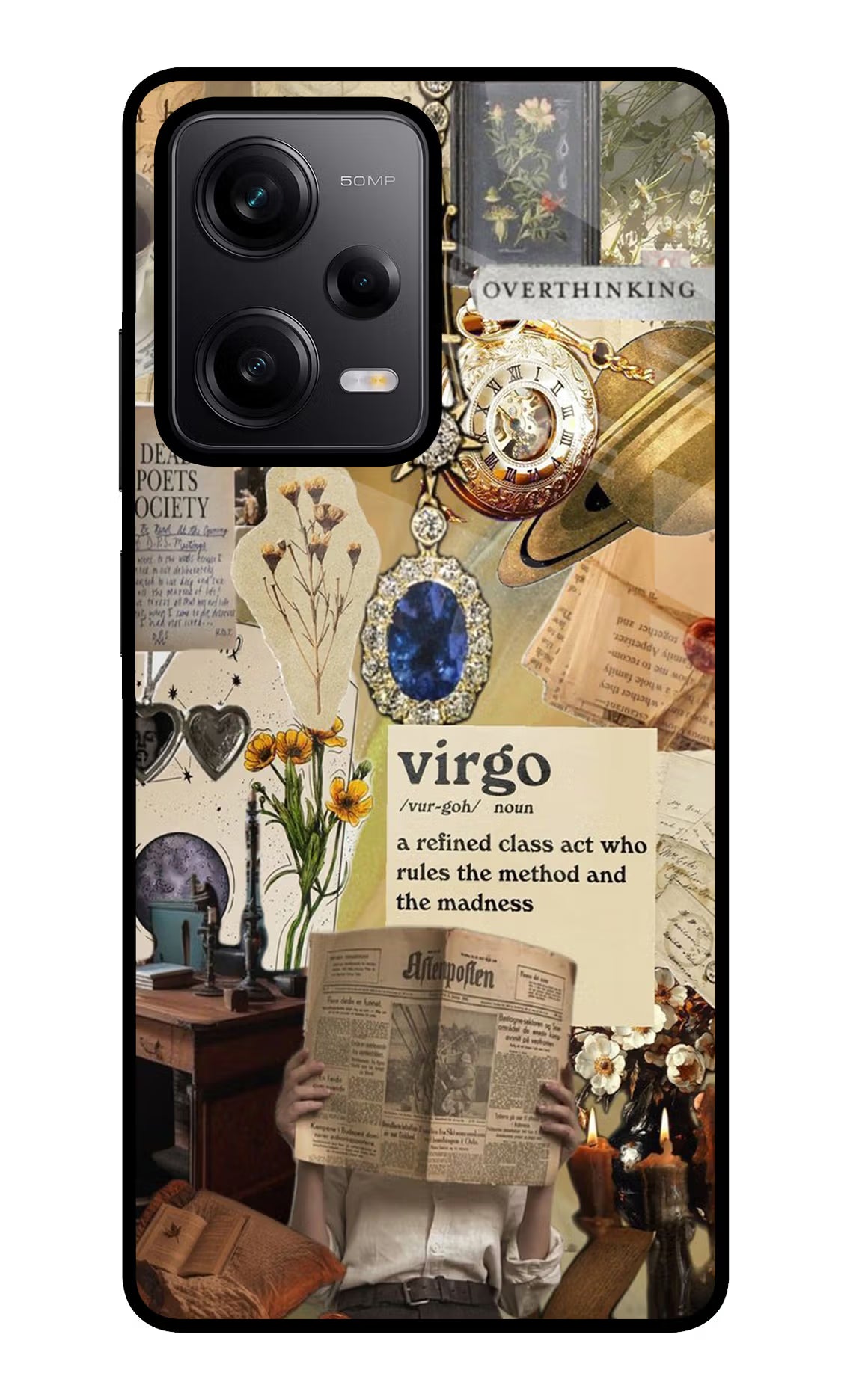 Virgo Zodiac Poco X5 5G Glass Case - Virgo Zodiac Poco X5 5G Glass Case Virgo Zodiac Poco X5 5G Glass Case