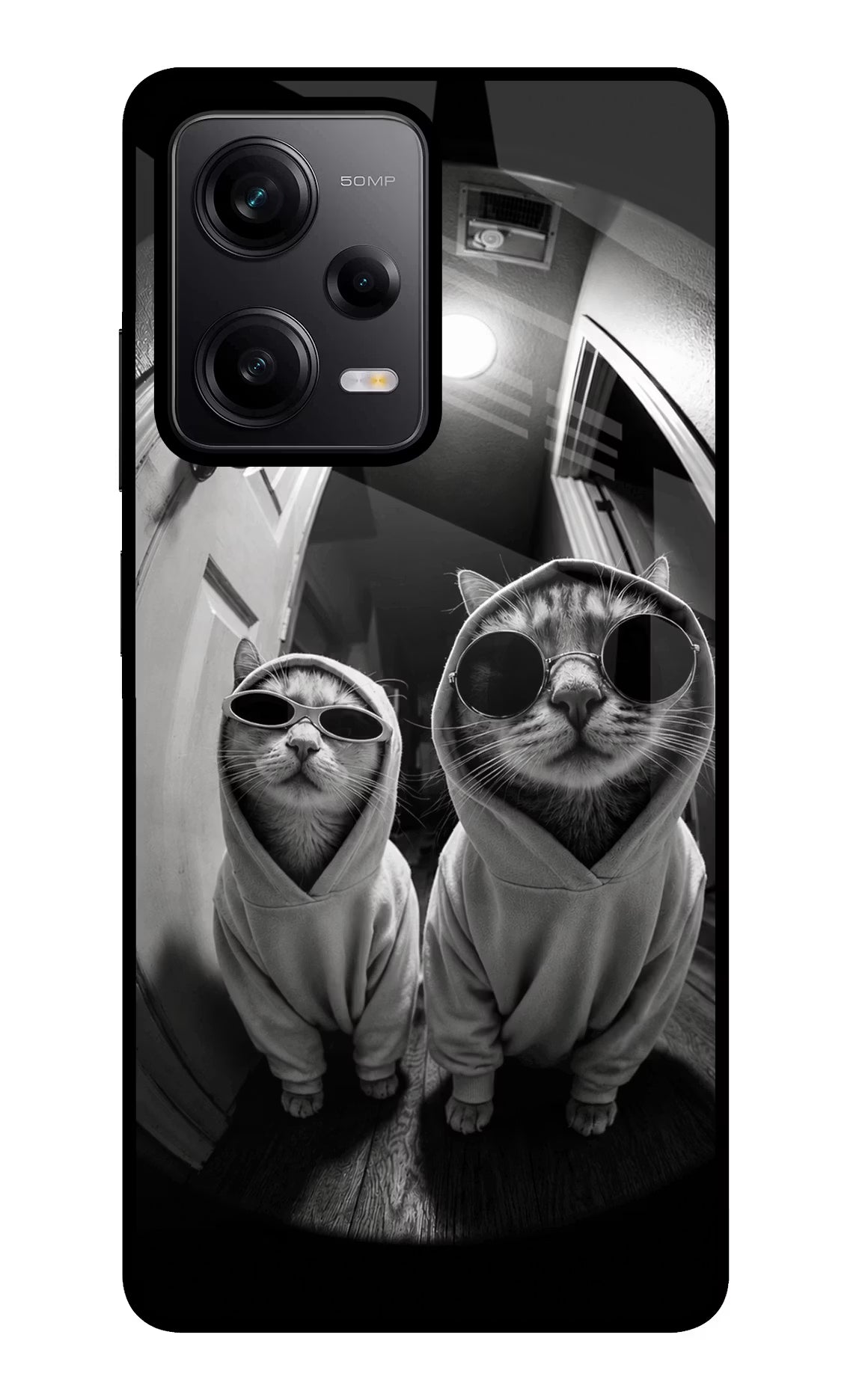 Hood Cats Poco X5 5G Glass Case - Hood Cats Poco X5 5G Glass Case Hood Cats Poco X5 5G Glass Case