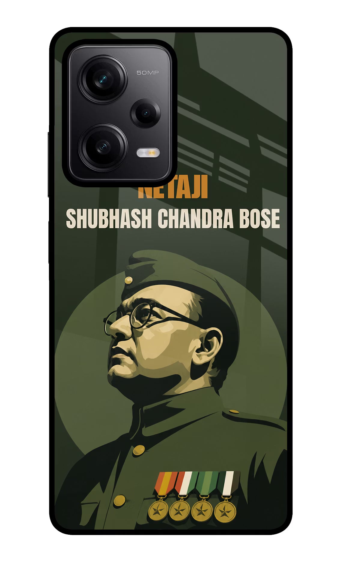 Netaji Legacy Poco X5 5G Glass Case - Netaji Legacy Poco X5 5G Glass Case Netaji Legacy Poco X5 5G Glass Case