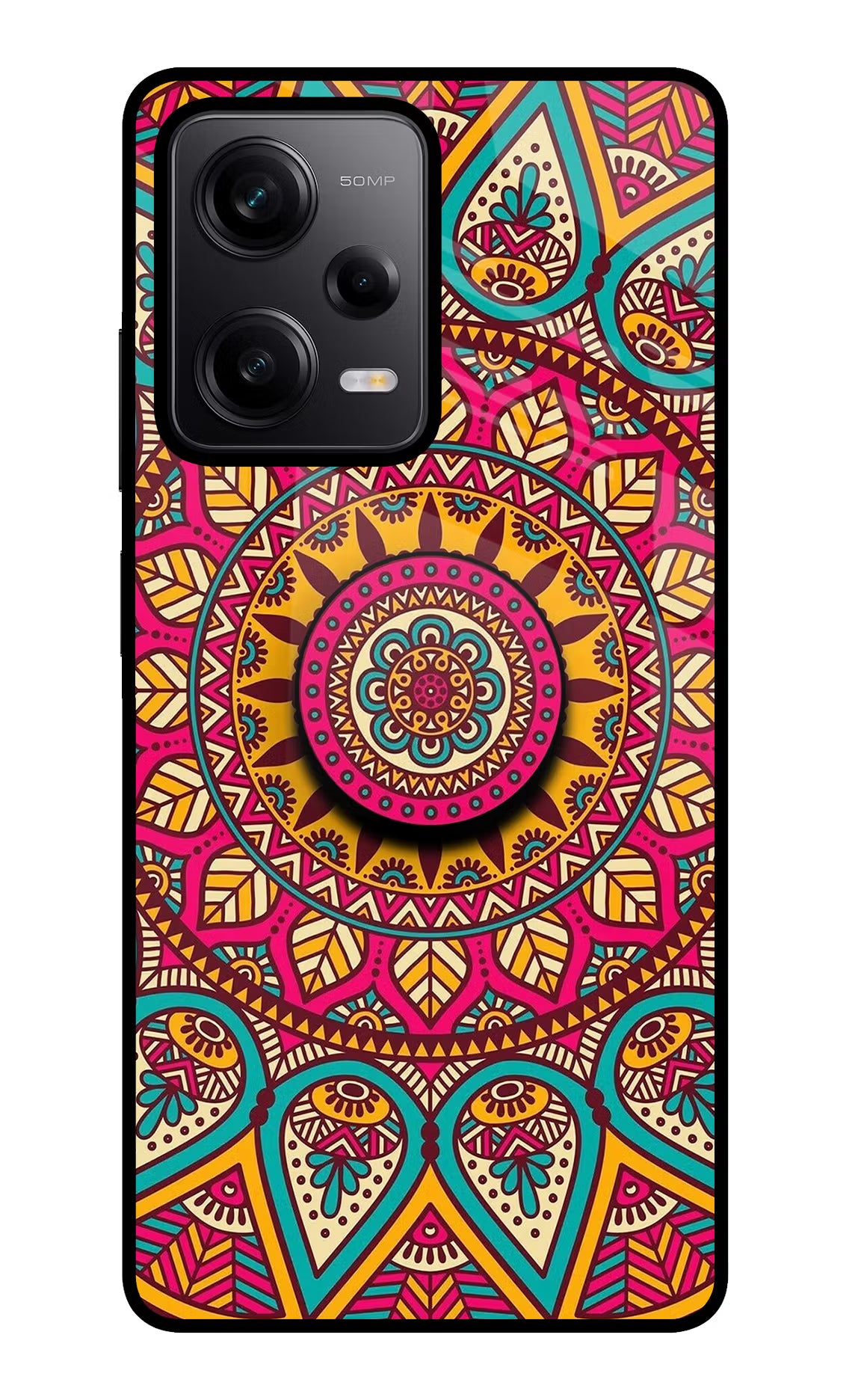 Mandala Poco X5 5G Glass Case - Mandala Poco X5 5G Glass Case Mandala Poco X5 5G Glass Case