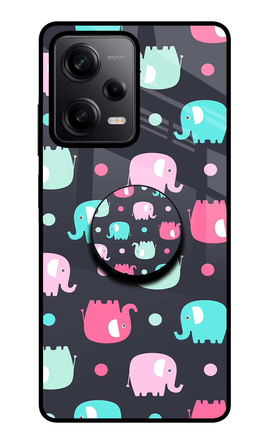 Baby Elephants Poco X5 5G Pop Case - Baby Elephants Poco X5 5G Pop Case by Casekaro Baby Elephants Poco X5 5G Pop Case by Casekaro