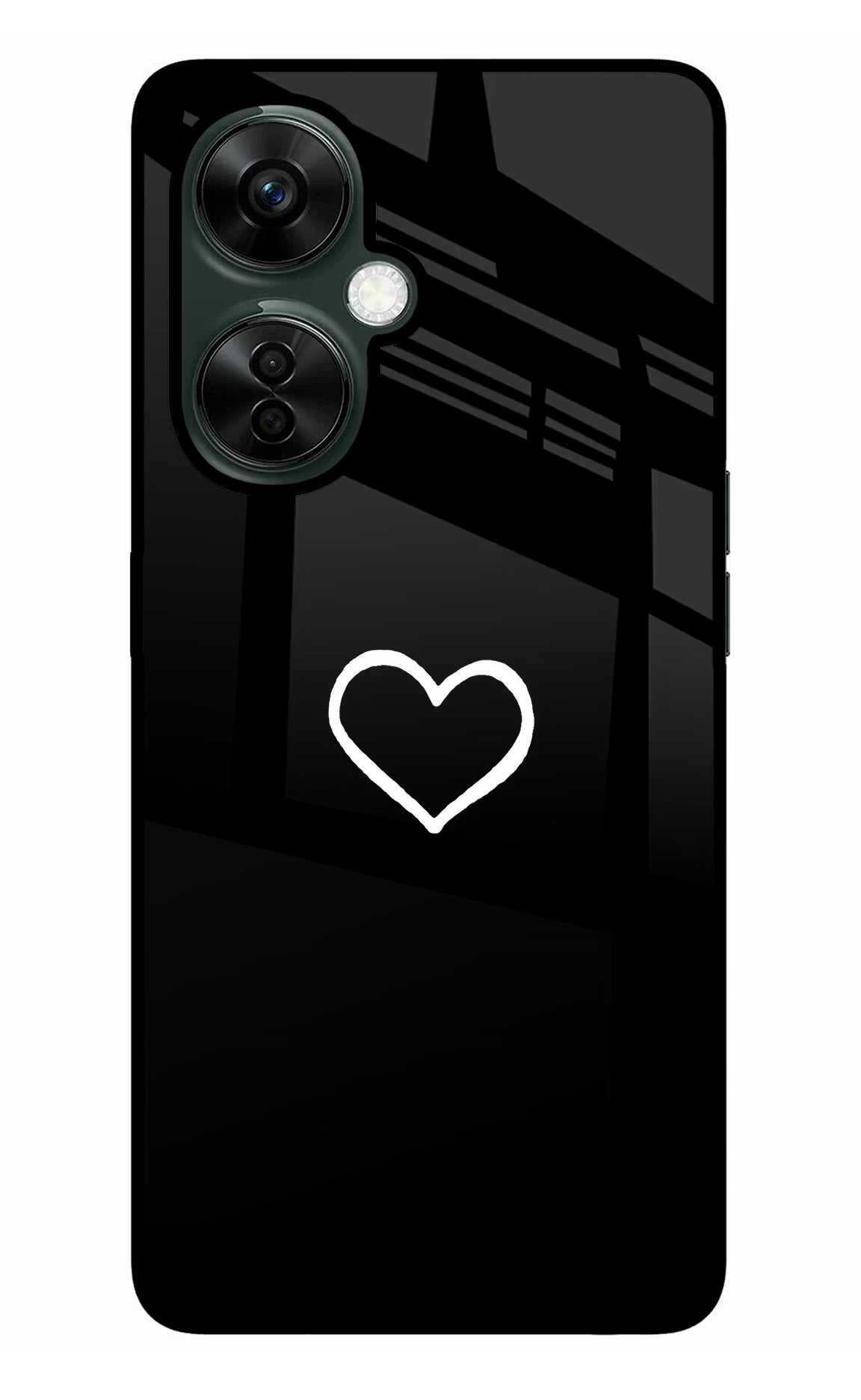 Heart OnePlus Nord CE 3 Lite 5G Glass Case - Heart OnePlus Nord CE 3 Lite 5G Glass Case Heart OnePlus Nord CE 3 Lite 5G Glass Case