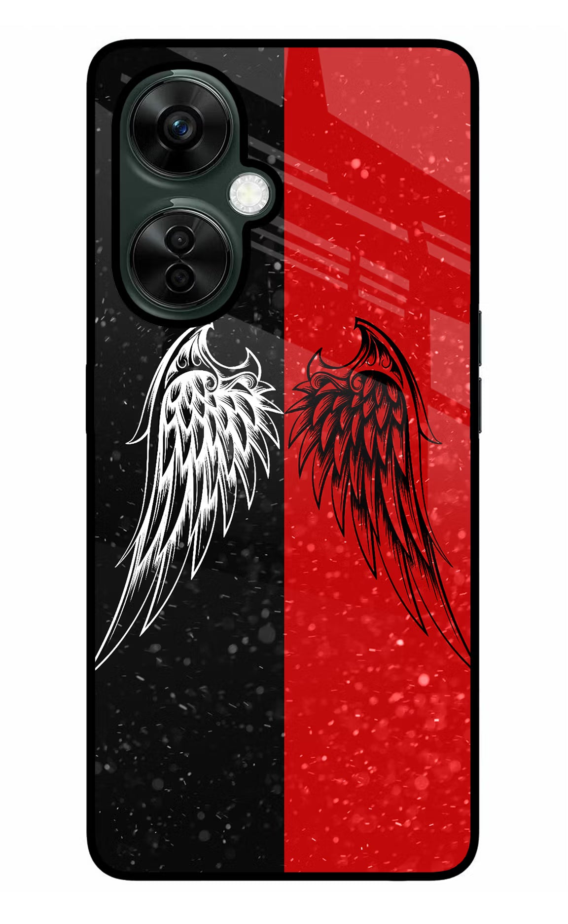 Wings OnePlus Nord CE 3 Lite 5G Glass Case - Wings OnePlus Nord CE 3 Lite 5G Glass Case Wings OnePlus Nord CE 3 Lite 5G Glass Case