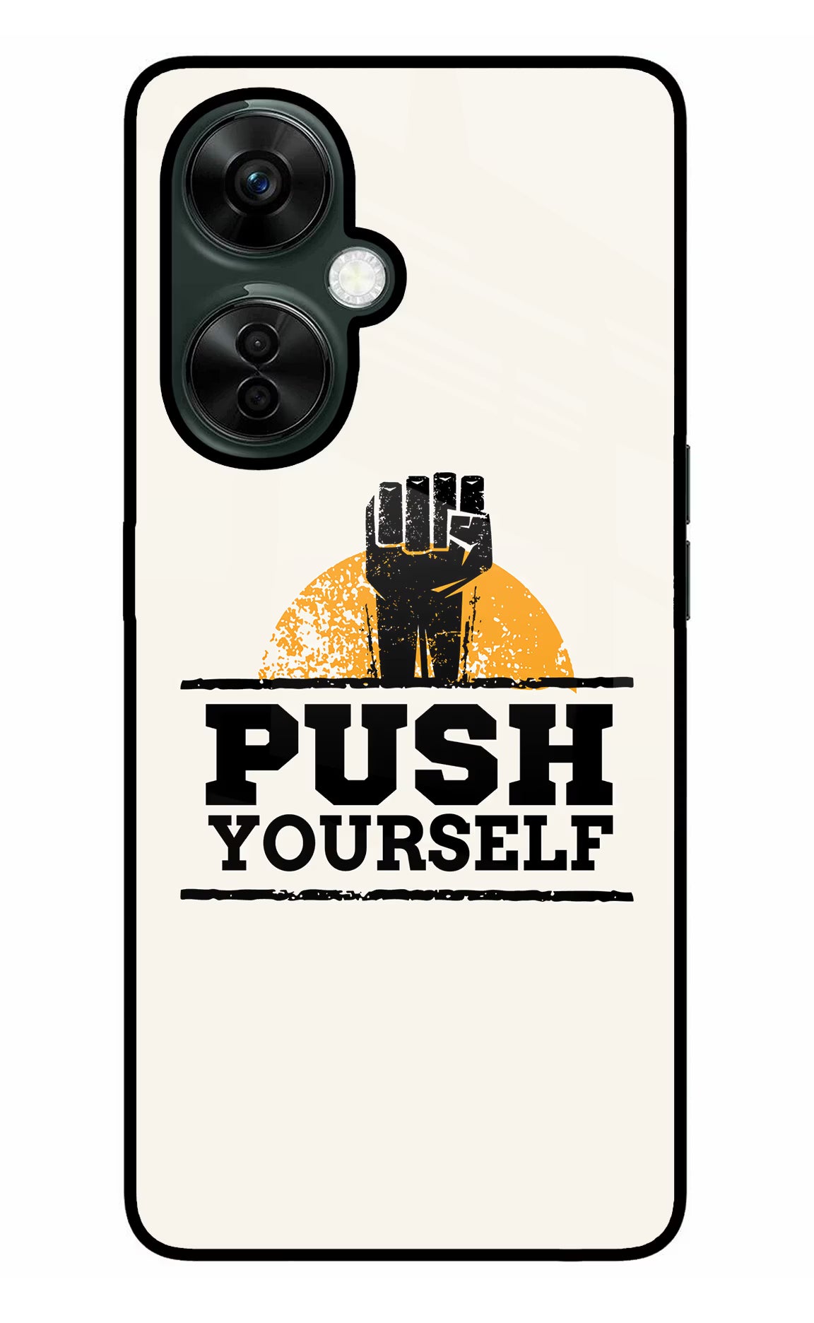 Push Yourself OnePlus Nord CE 3 Lite 5G Glass Case - Push Yourself OnePlus Nord CE 3 Lite 5G Glass Case Push Yourself OnePlus Nord CE 3 Lite 5G Glass Case