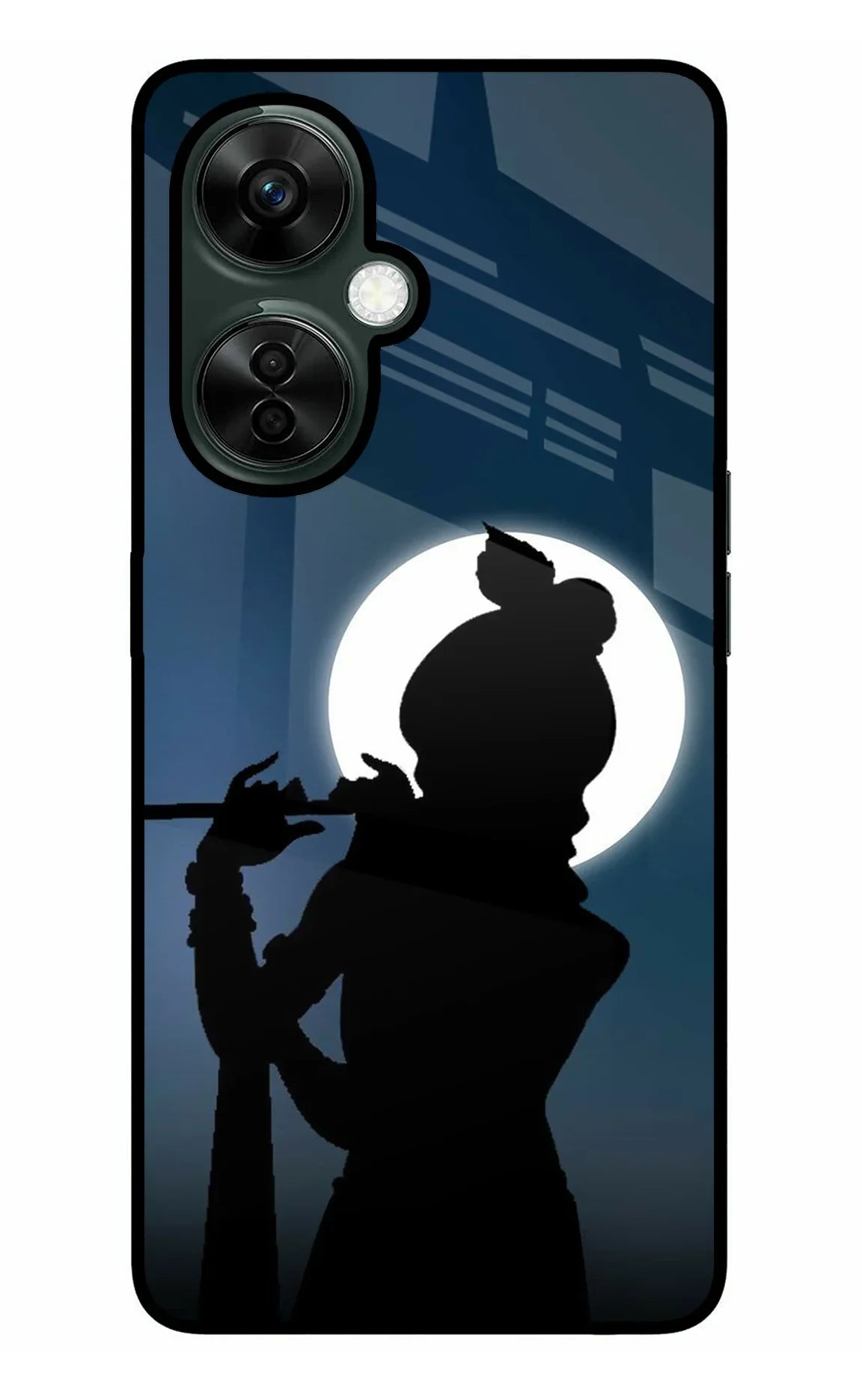 Shri Krishna Silhouette OnePlus Nord CE 3 Lite 5G Glass Case - Shri Krishna Silhouette OnePlus Nord CE 3 Lite 5G Glass Case Shri Krishna Silhouette OnePlus Nord CE 3 Lite 5G Glass Case