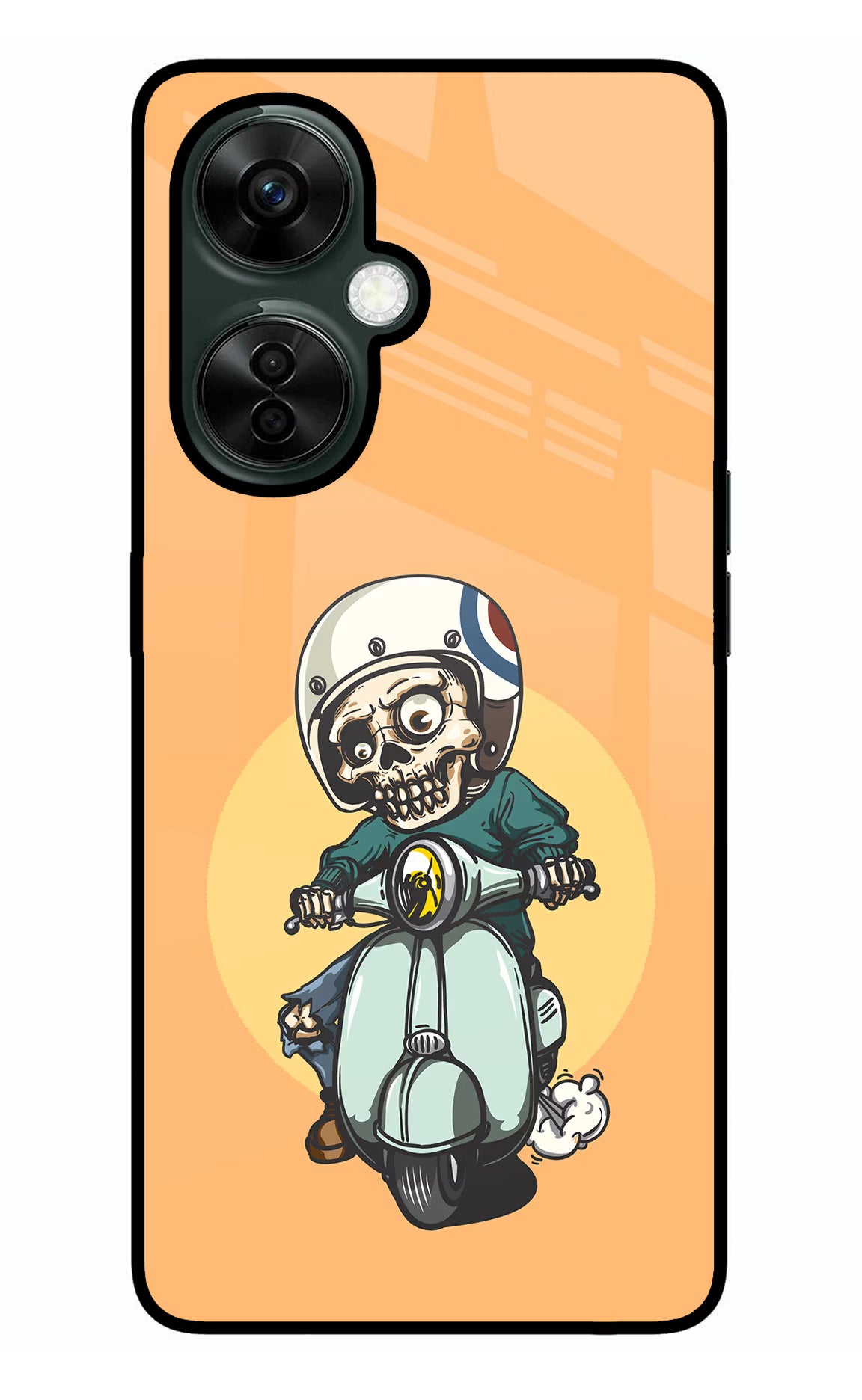 Undead Biker OnePlus Nord CE 3 Lite 5G Glass Case - Undead Biker OnePlus Nord CE 3 Lite 5G Glass Case Undead Biker OnePlus Nord CE 3 Lite 5G Glass Case