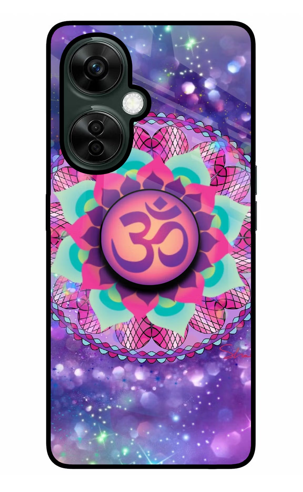 Om Purple OnePlus Nord CE 3 Lite 5G Glass Case - Om Purple OnePlus Nord CE 3 Lite 5G Glass Case Om Purple OnePlus Nord CE 3 Lite 5G Glass Case