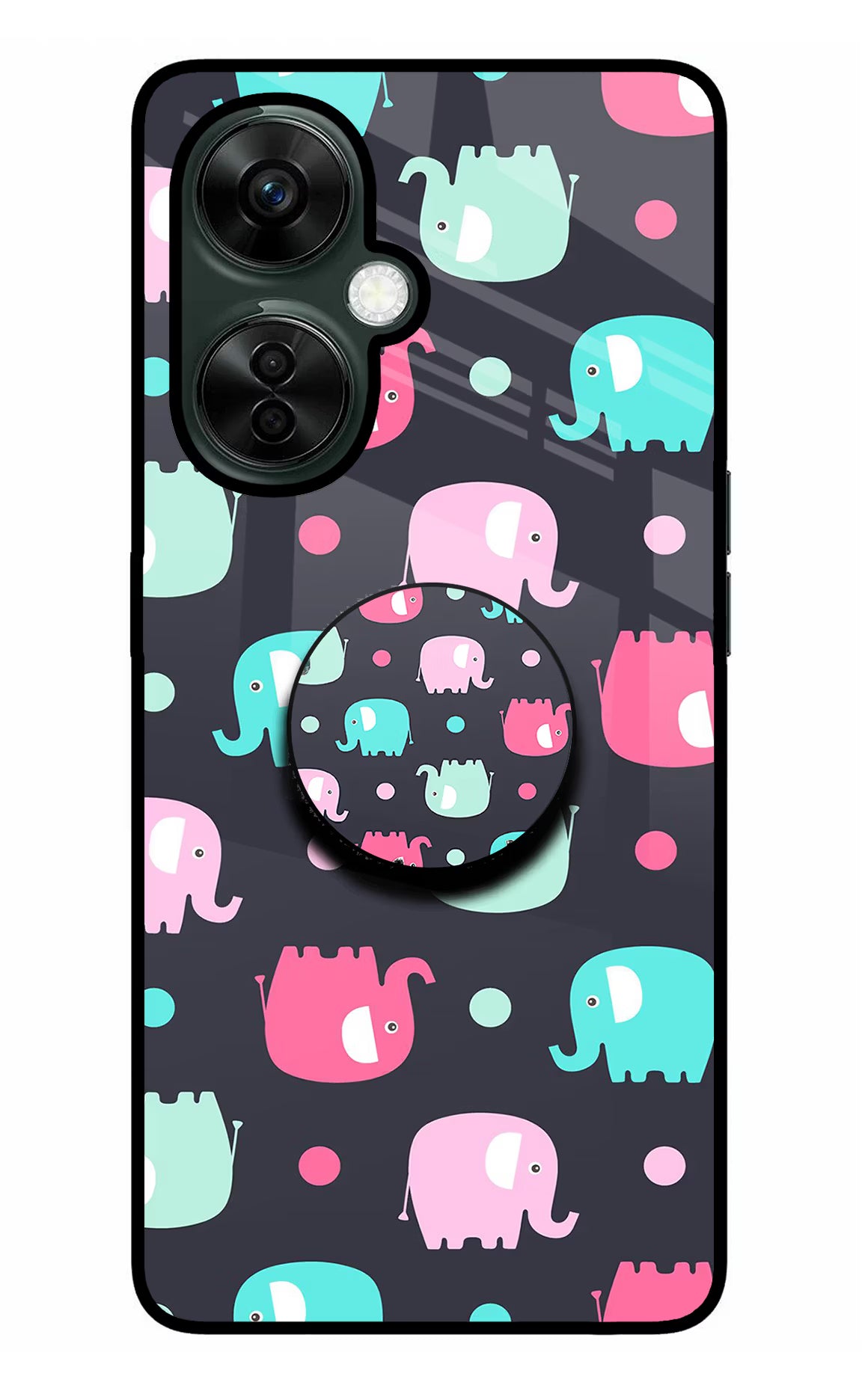 Baby Elephants OnePlus Nord CE 3 Lite 5G Glass Case - Baby Elephants OnePlus Nord CE 3 Lite 5G Glass Case Baby Elephants OnePlus Nord CE 3 Lite 5G Glass Case
